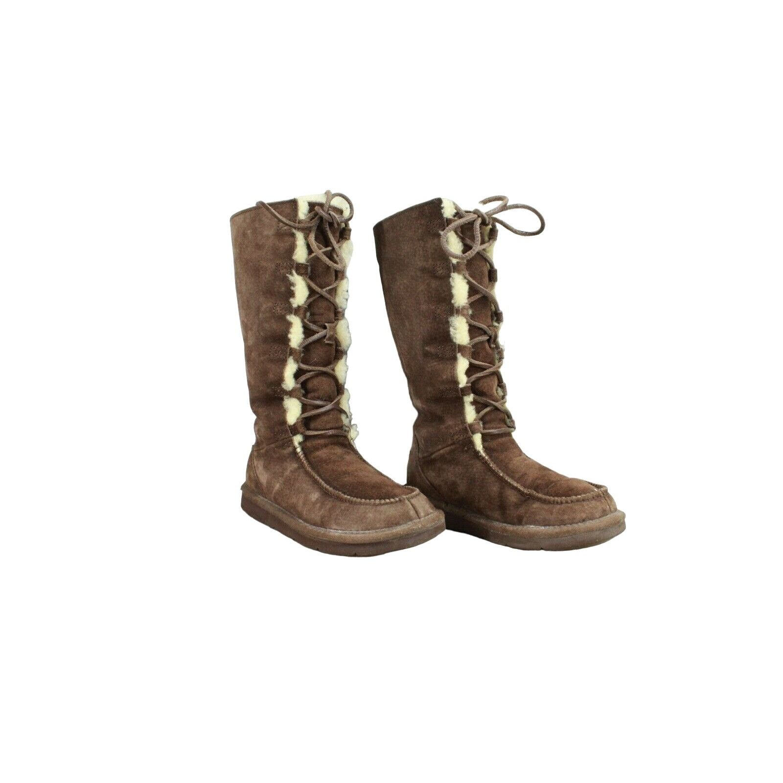 Ugg UGG Women's Tularosa Sheepskin Round Toe Tall Boots Size US 6 / IT 36 - 3 Thumbnail