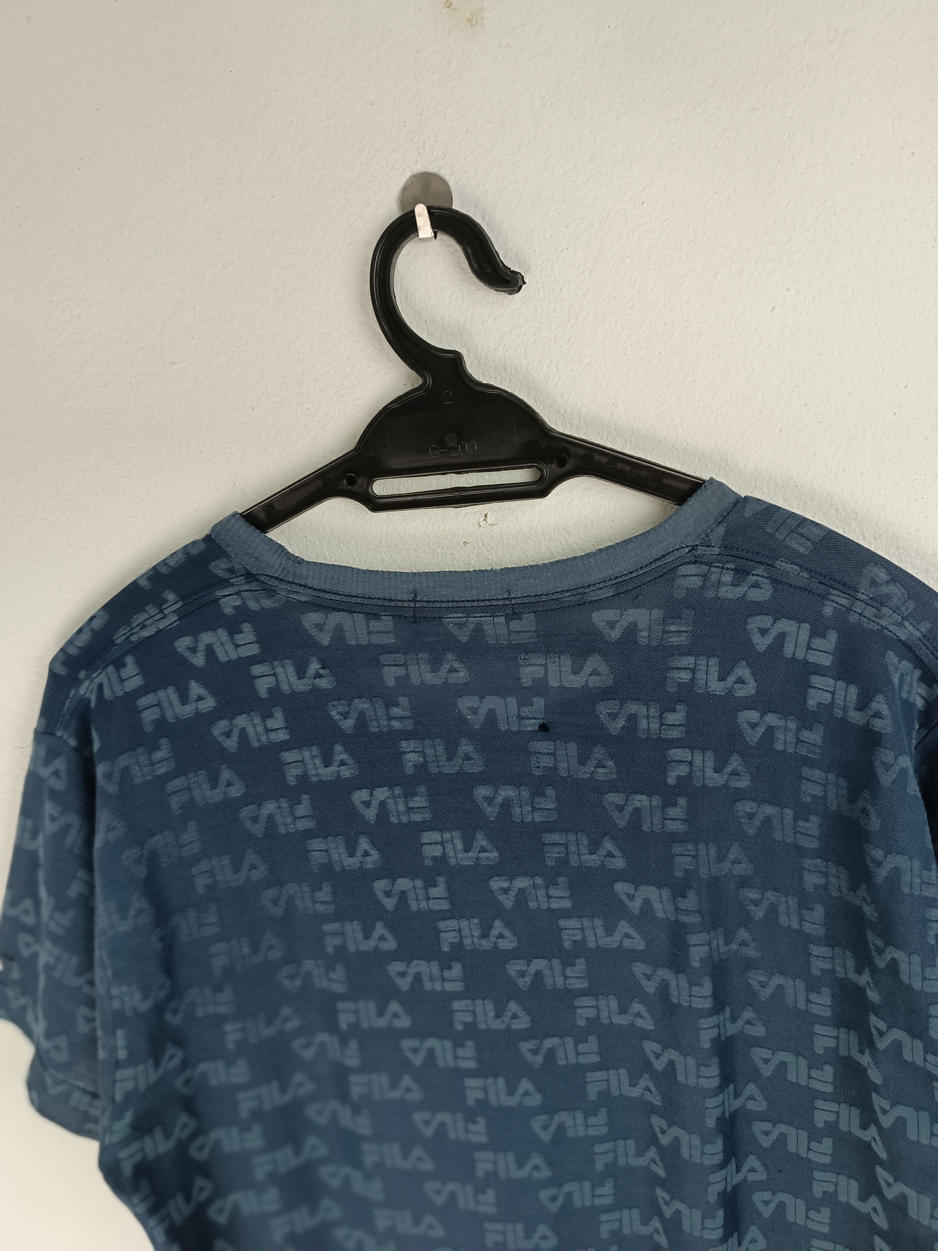 Fila THRASH FADED VINTAGE FILA MONOGRAM TEE Y2K Size US M / EU 48-50 / 2 - 8 Thumbnail