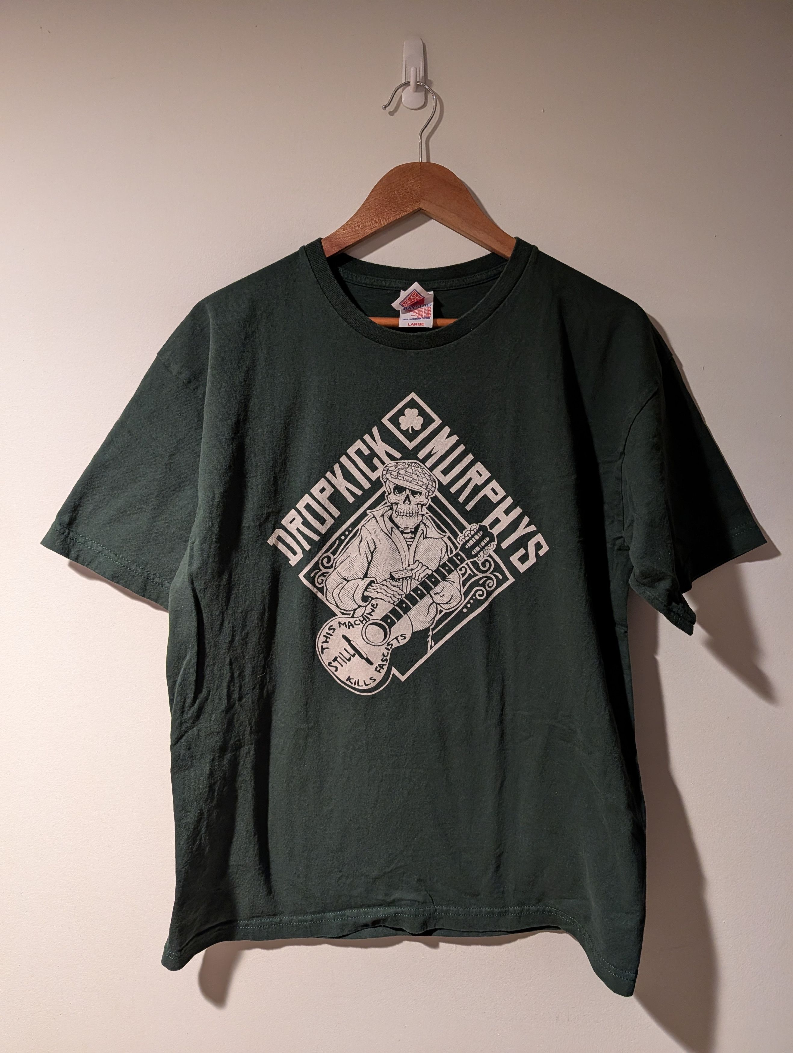 Band Tees Vintage 90s Dropkick Murphy Machine Still Fascist T-Shirt Size US L / EU 52-54 / 3 - 1 Thumbnail