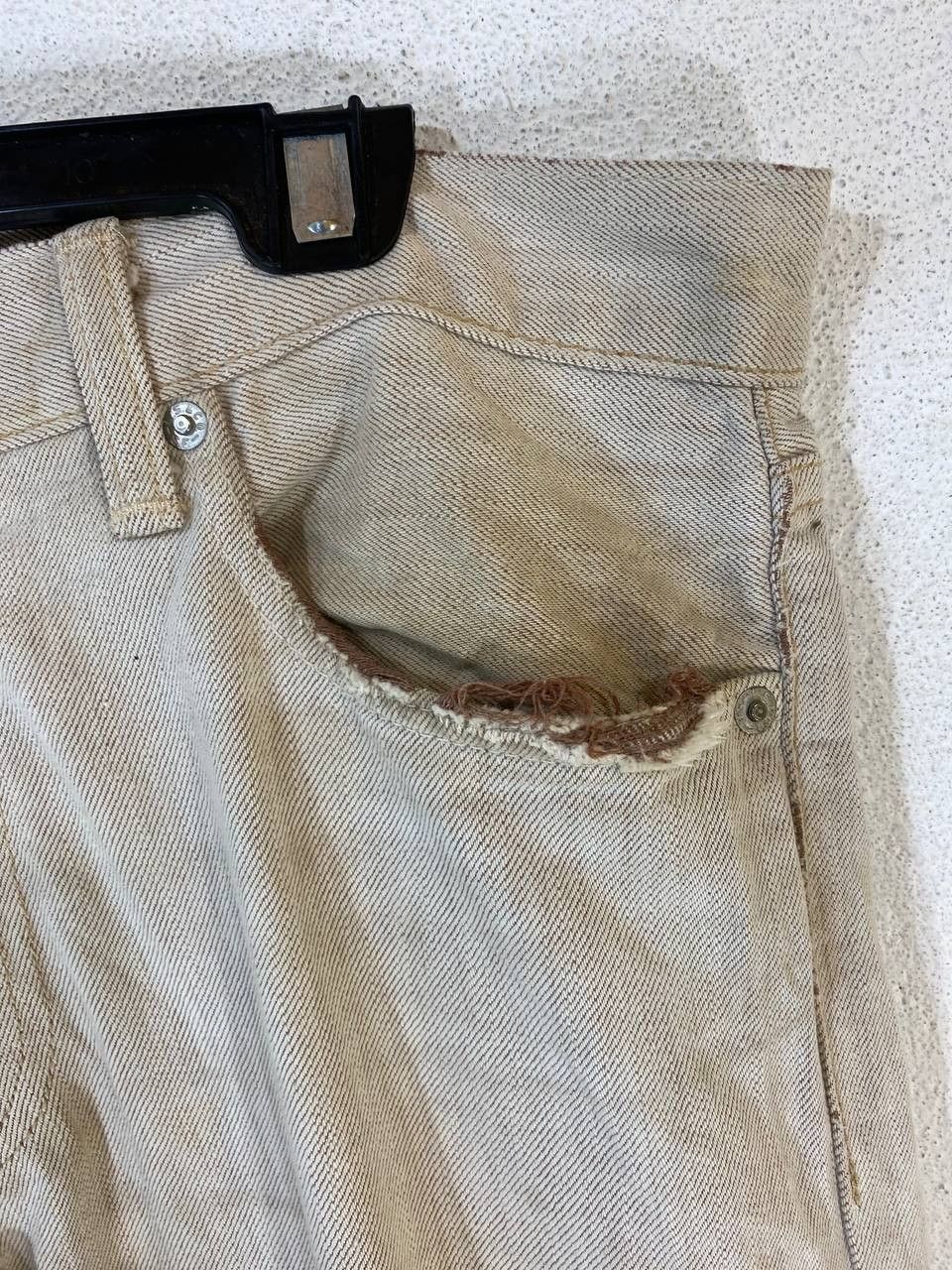 Levi's vintage levis 504 distressed denim Size US 35 - 9 Thumbnail
