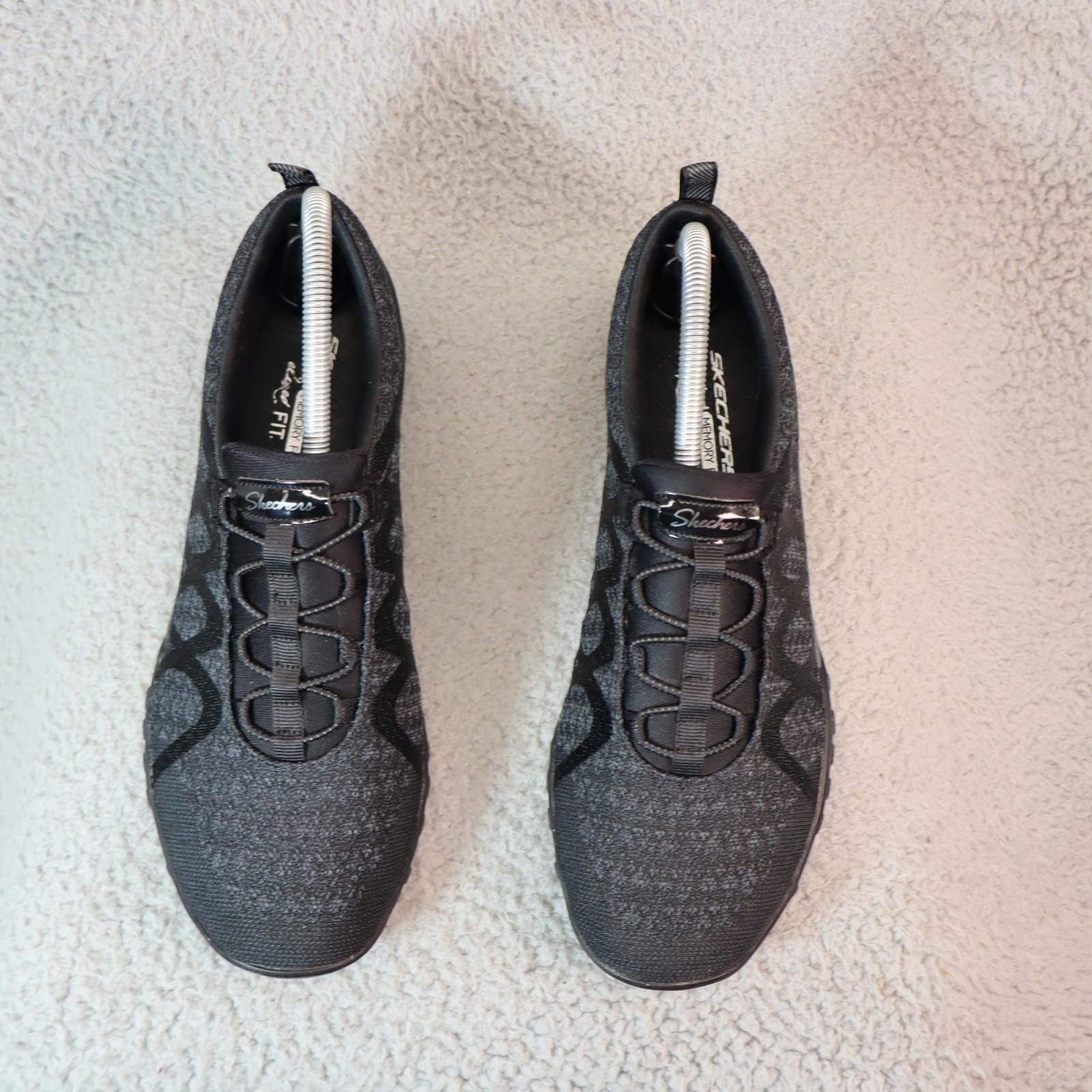 SKECHERS Skechers Women sz 10 Breathe Easy - Infi-Knity 100301W.BLK Size US 10 / IT 40 - 3 Thumbnail