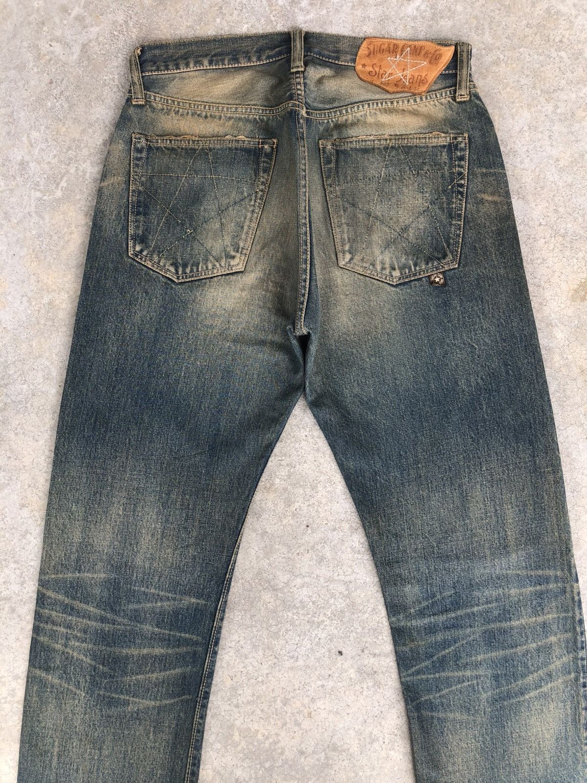 Sugar Cane Vintage Sugarcane 065 Distressed Denim Selvedge Denim Star Size US 32 / EU 48 - 11 Thumbnail