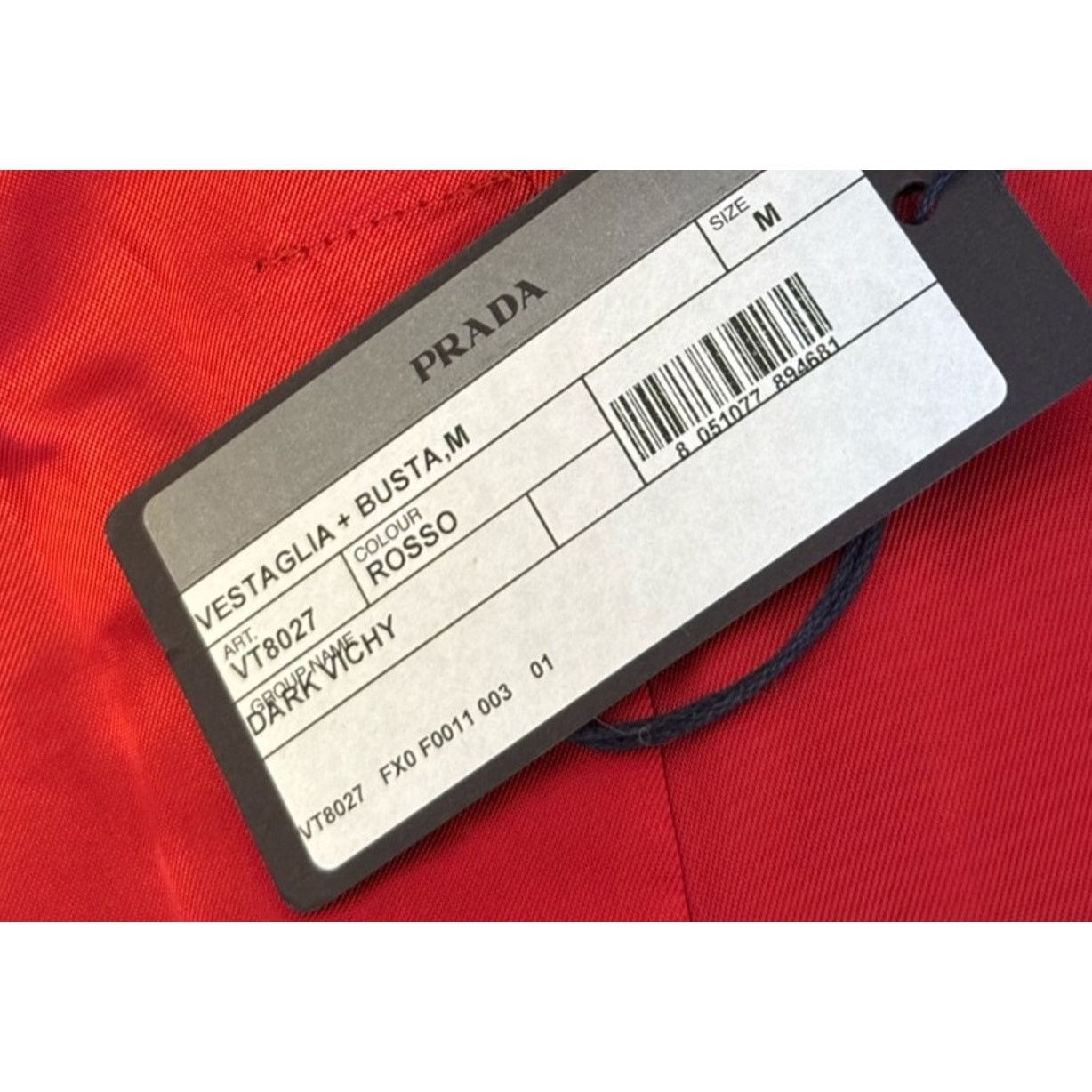 Prada Prada Men’s Silk Red and Black Checkered Robe NWT Size US M / EU 48-50 / 2 - 3 Thumbnail