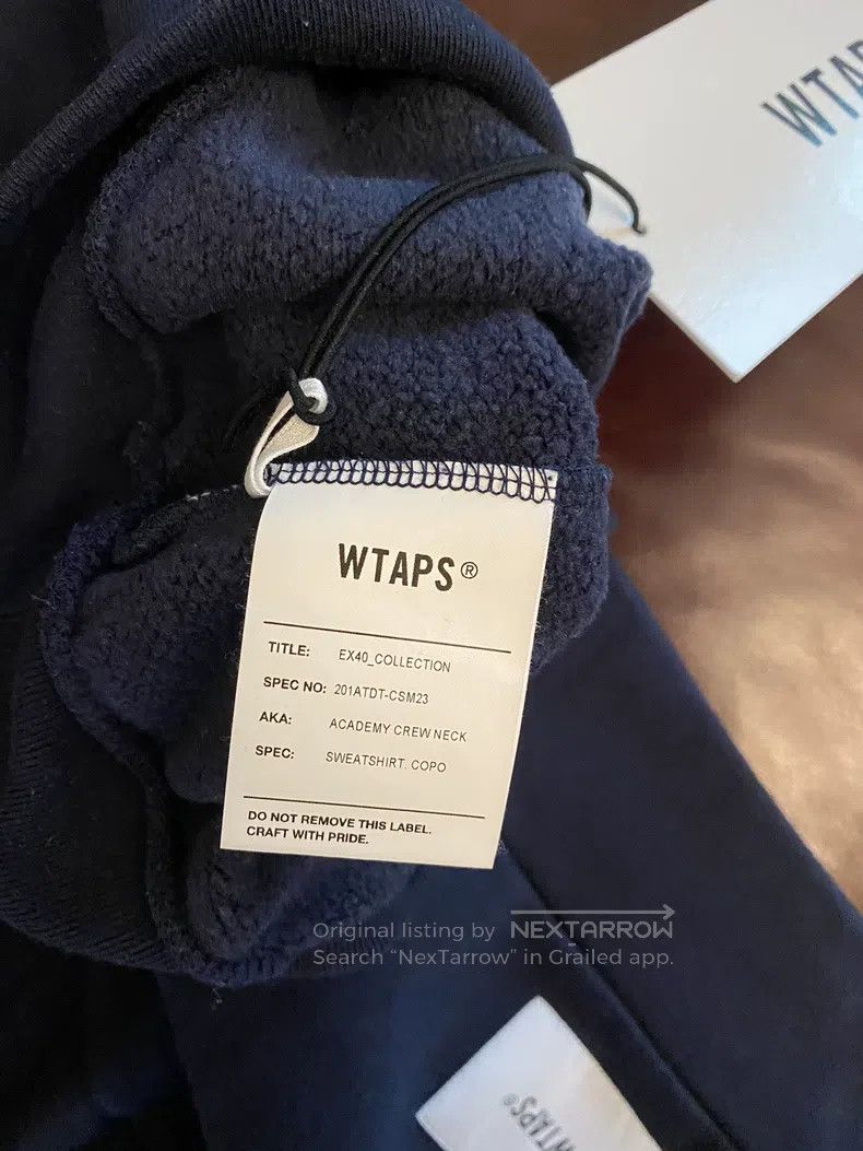 Wtaps Wtaps A thin fleece hoodie in blue and green Size US XL / EU 56 / 4 - 4 Thumbnail