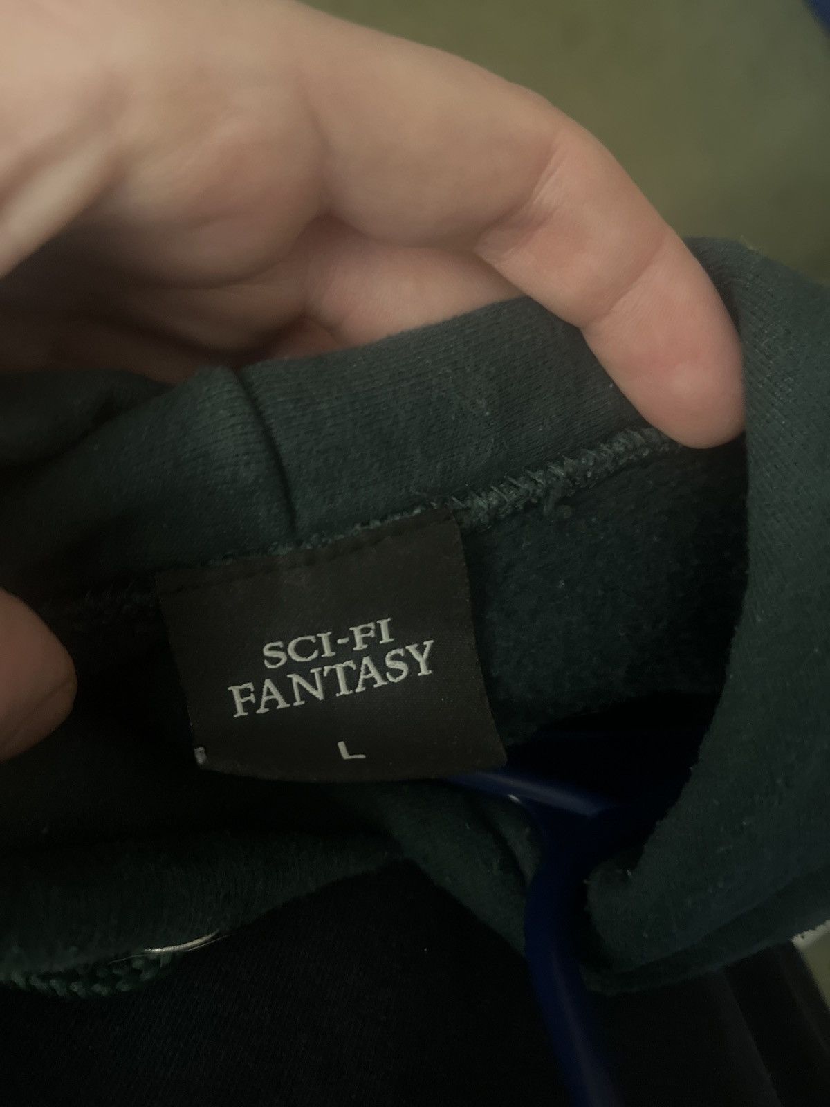 Sci-Fi Fantasy SCI-FI FANTASY MONOCHROME EMBROIDERED PULLOVER HOODIE GREEN Size US L / EU 52-54 / 3 - 4 Thumbnail