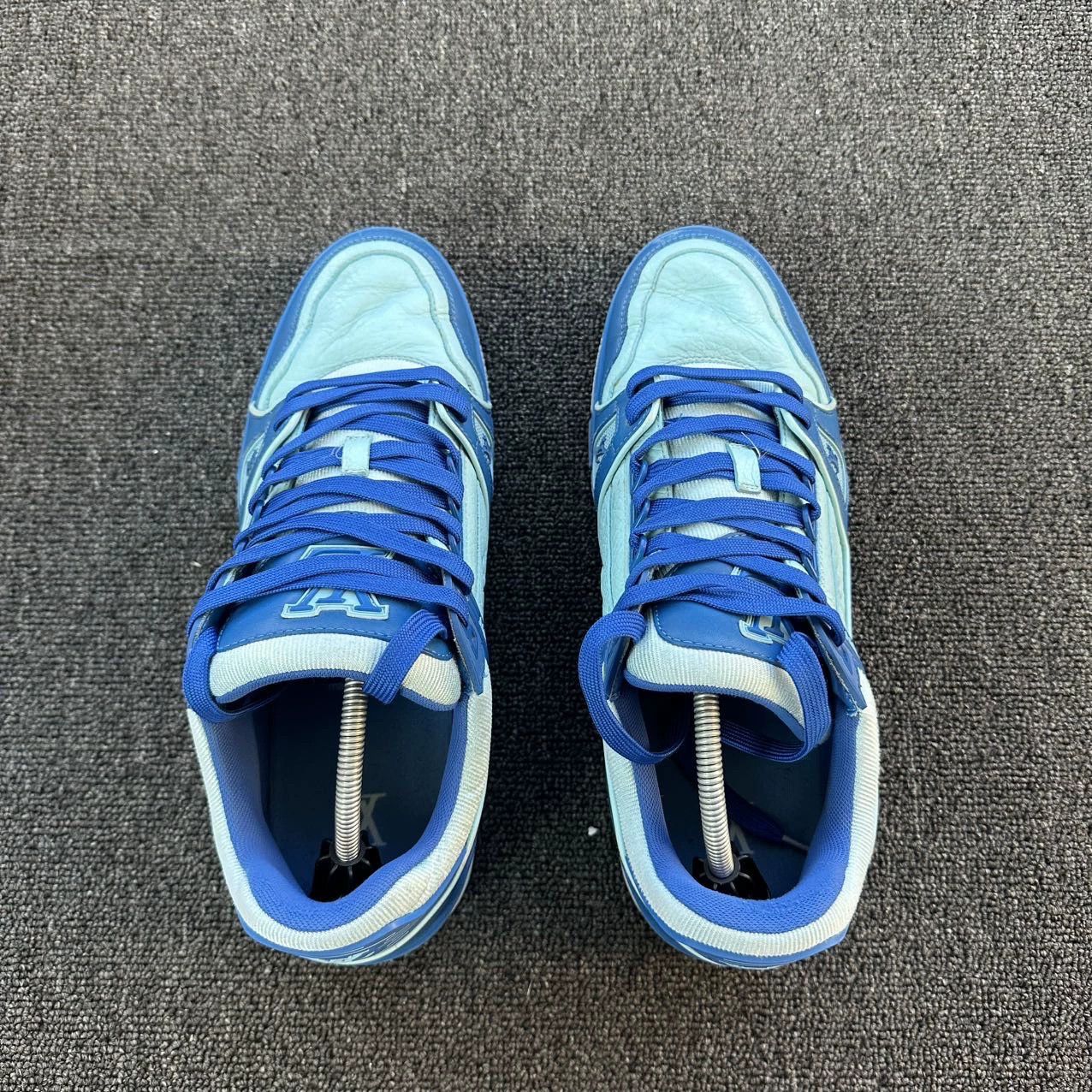 Louis Vuitton Louis Vuitton Blue 95 New Sneakers Size 43 Size US 10 / EU 43 - 6 Thumbnail