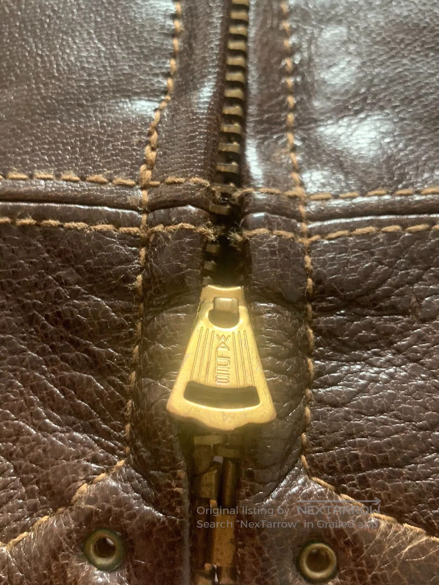 WEST RIDE perfect brown leather jacket in excellent condition. Size US M / EU 48-50 / 2 - 7 Thumbnail