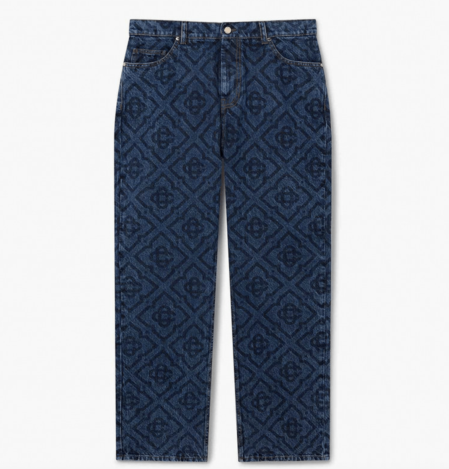 Casablanca *MSG TO OFFER* Casablanca Denim Jeans - Laser Monogram Size US 32 / EU 48 - 1 Thumbnail