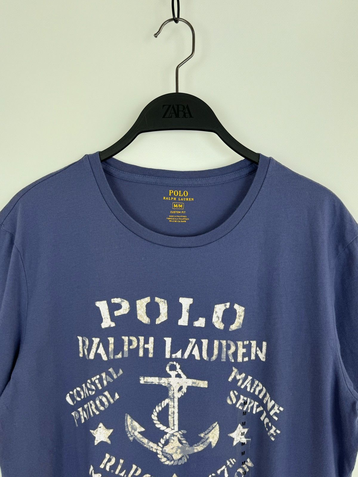 Polo Ralph Lauren Polo Ralph Lauren Marine Graphic Single Stitch T-Shirt Size US M / EU 48-50 / 2 - 2 Thumbnail