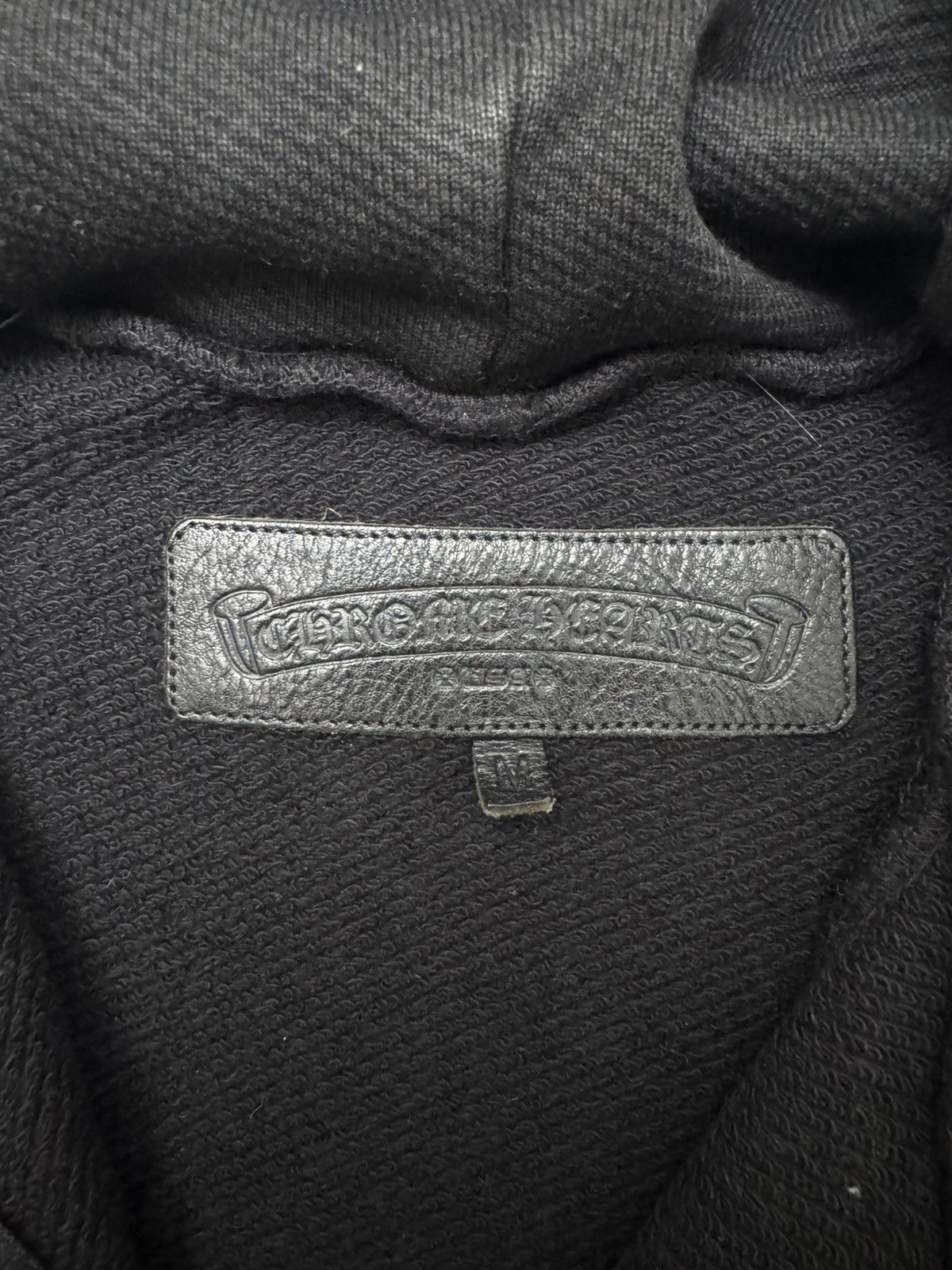 Chrome Hearts Zip Hoodie with Leather and Silver Patch Size US M / EU 48-50 / 2 - 4 Thumbnail