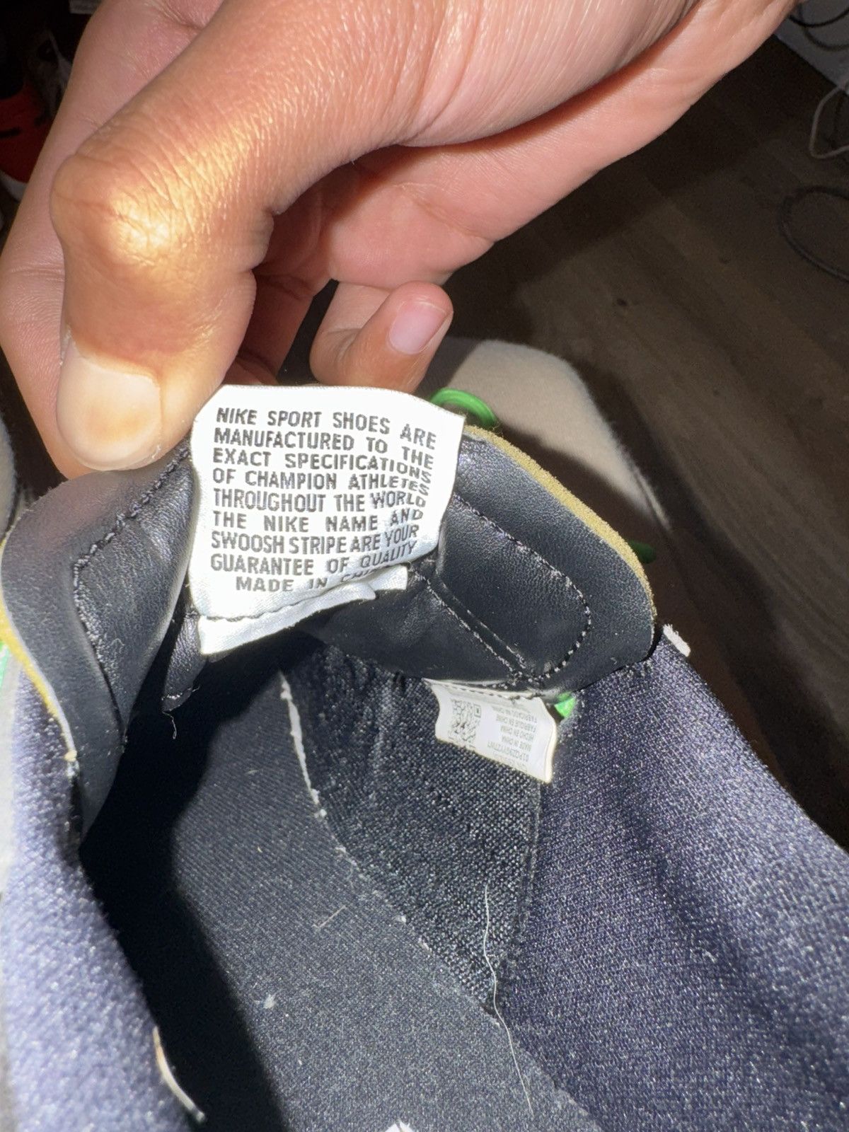 Nike × Off-White Off-White x Nike Blazer Low ‘Black’ Size US 11.5 / EU 44-45 - 6 Thumbnail