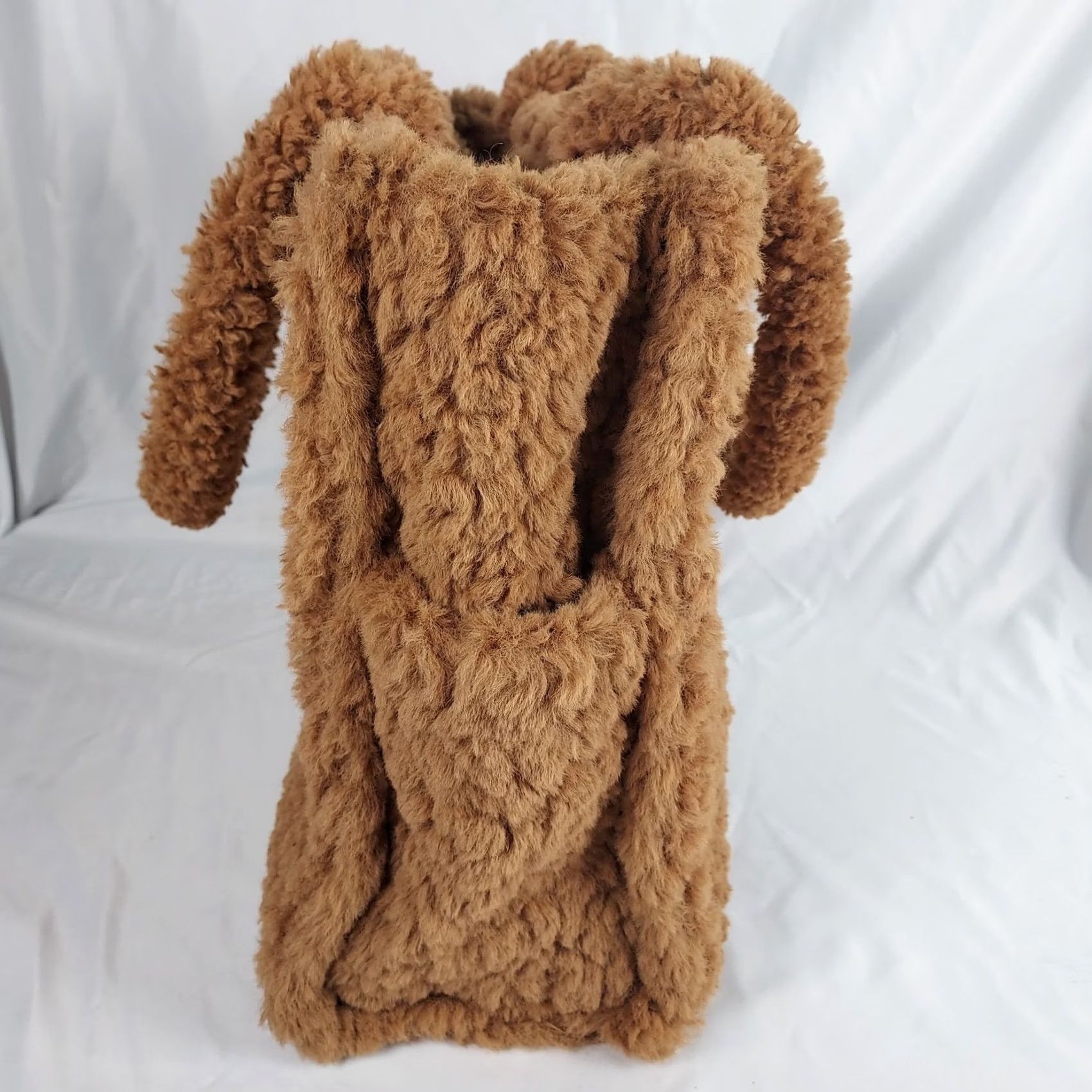 Vintage A New Day Camel Faux Fur Large Tote Shoulder Bag Ladies Womens Size ONE SIZE - 2 Thumbnail