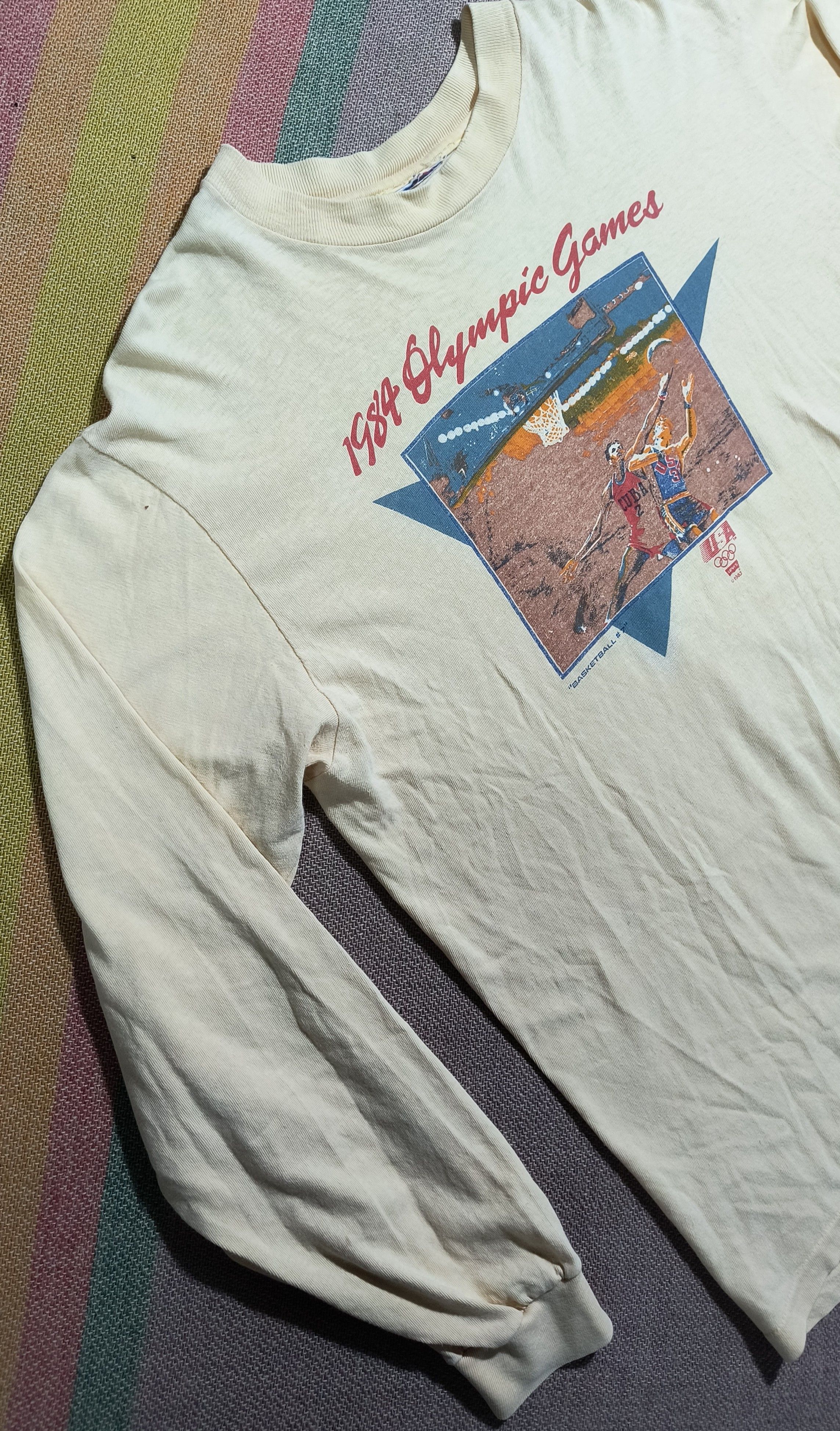 Levi's Vintage Levi's USA Olympic games 1984 LS tee Size US L / EU 52-54 / 3 - 4 Thumbnail