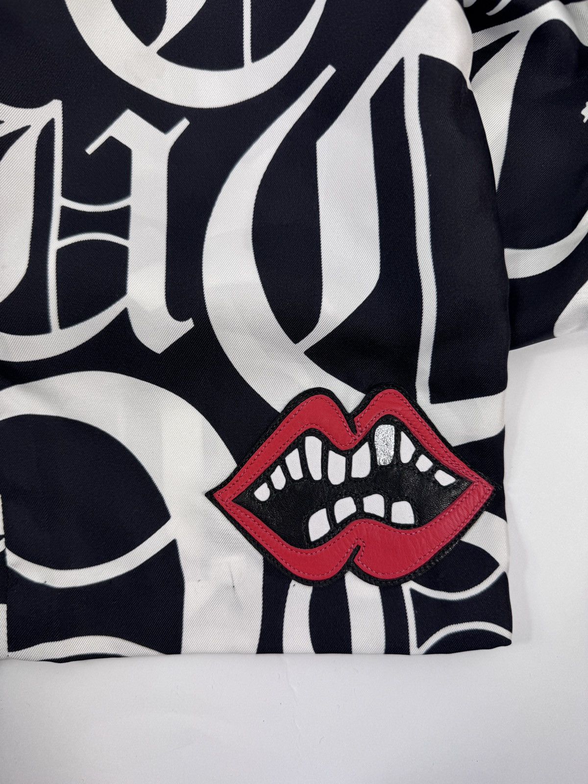 Chrome Hearts LEATHER LIPS LOGO SILK PANTS ‼️RARE‼️ Size US 34 / EU 50 - 7 Thumbnail