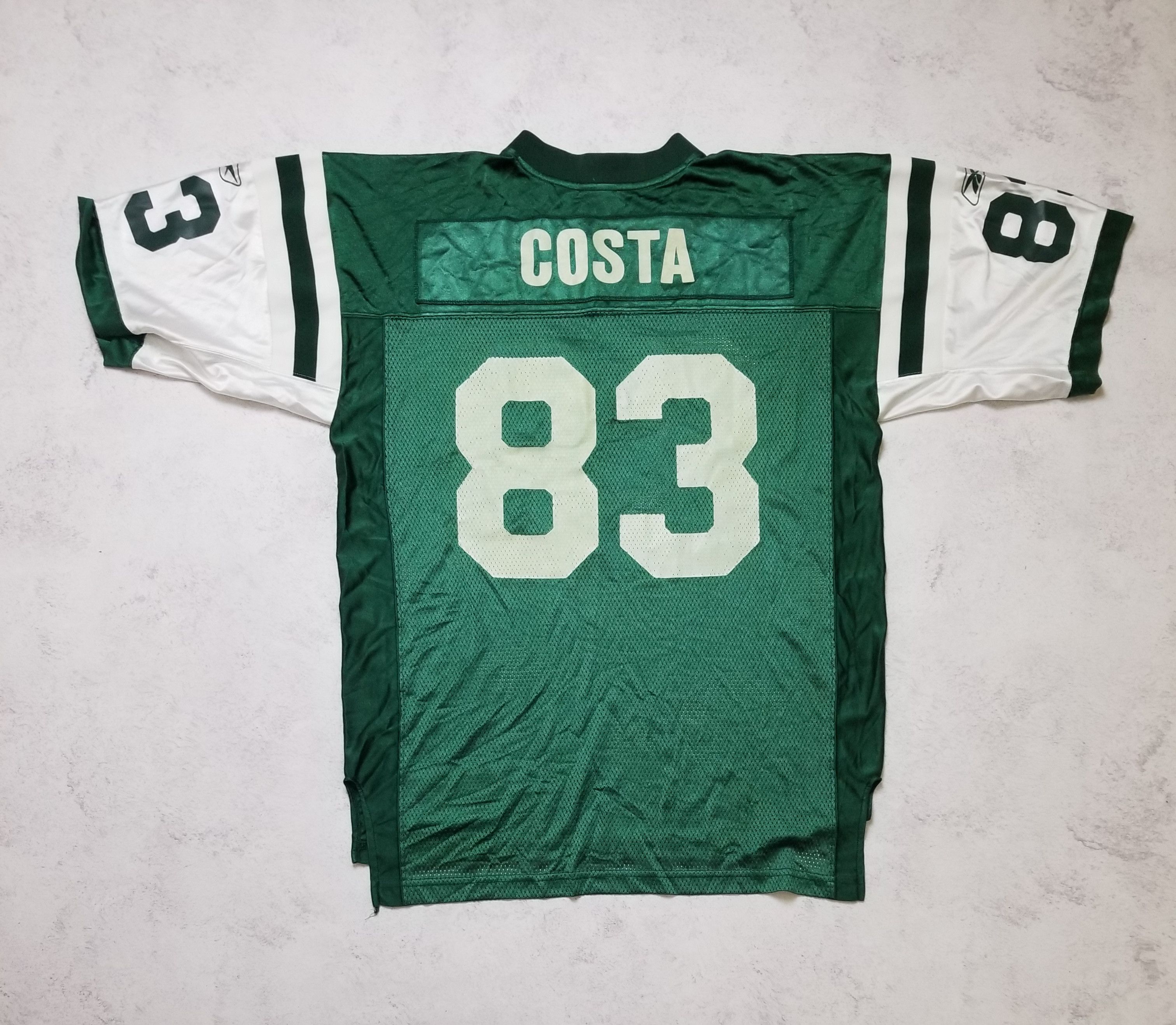 Reebok Vintage Reebok #83 Costa New York Jets NFL Jersey Men's Size US L / EU 52-54 / 3 - 3 Thumbnail