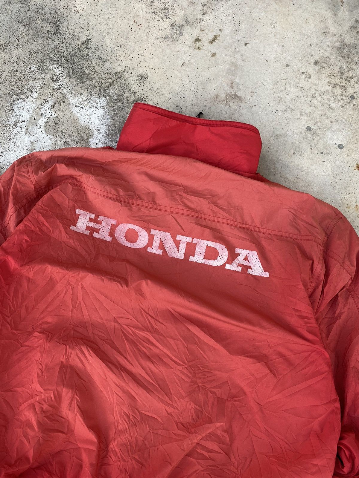 Honda Distressed Faded Vintage Honda Racing Reversible Jacket Size US L / EU 52-54 / 3 - 2 Thumbnail
