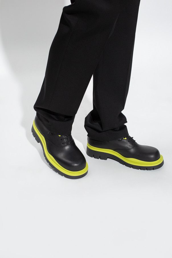 Bottega Veneta o1w1db11124 Tire Shoes in Black/Yellow Size US 8 / EU 41 - 2 Thumbnail