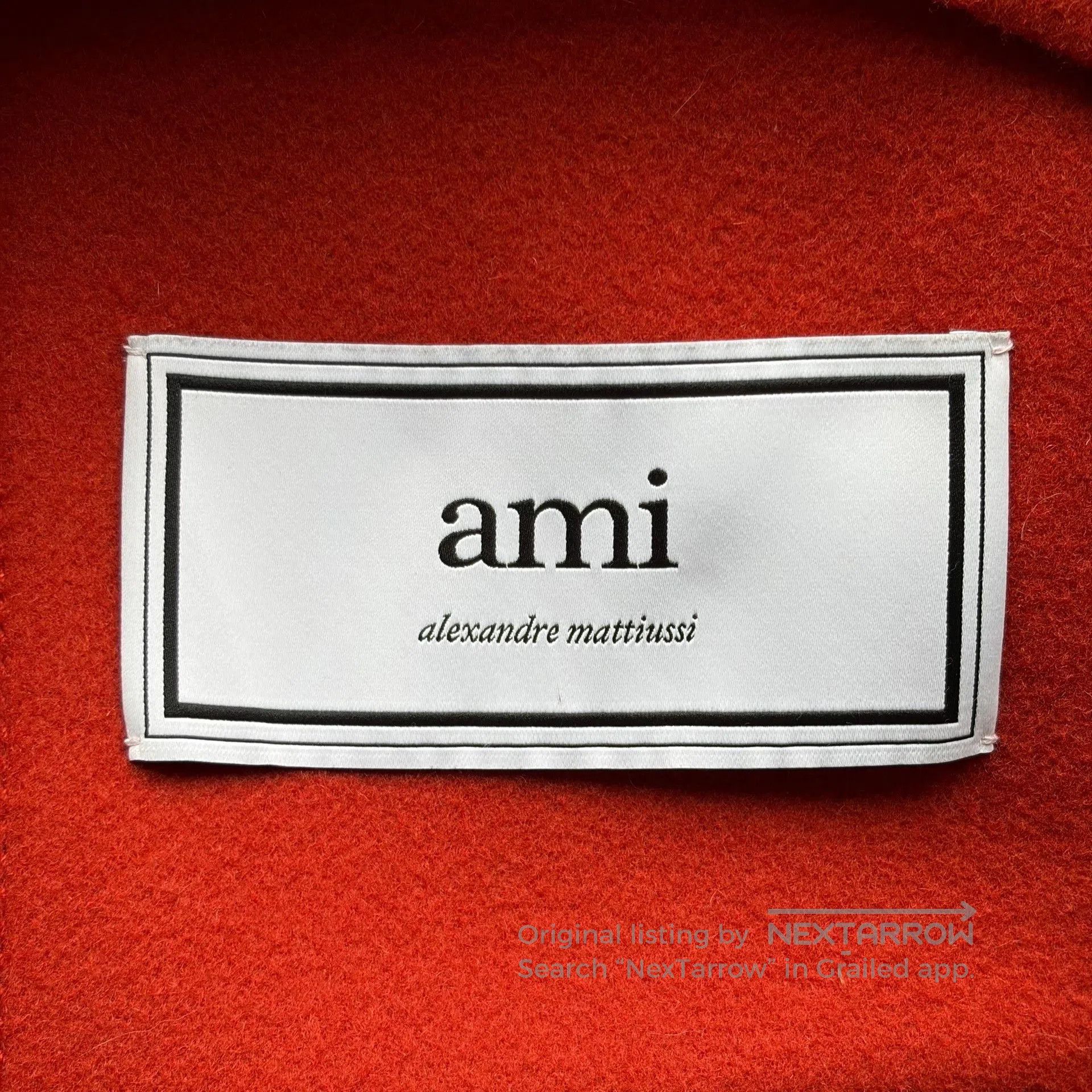 AMI Ami Orange Double Pocket Wool Jacket. Size US M / EU 48-50 / 2 - 6 Thumbnail