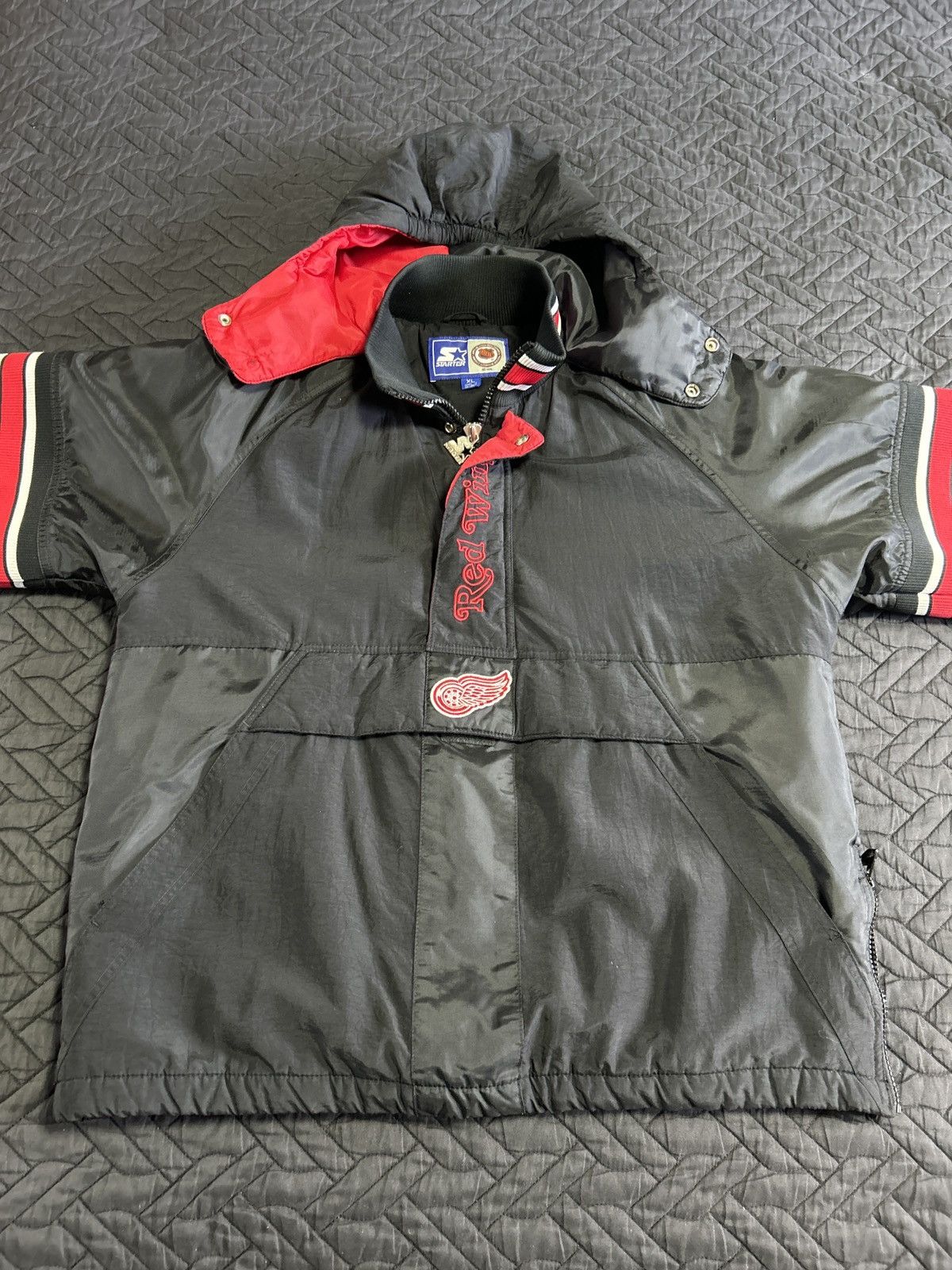 Starter Detroit red wings pullover jacket Size US M / EU 48-50 / 2 - 3 Thumbnail