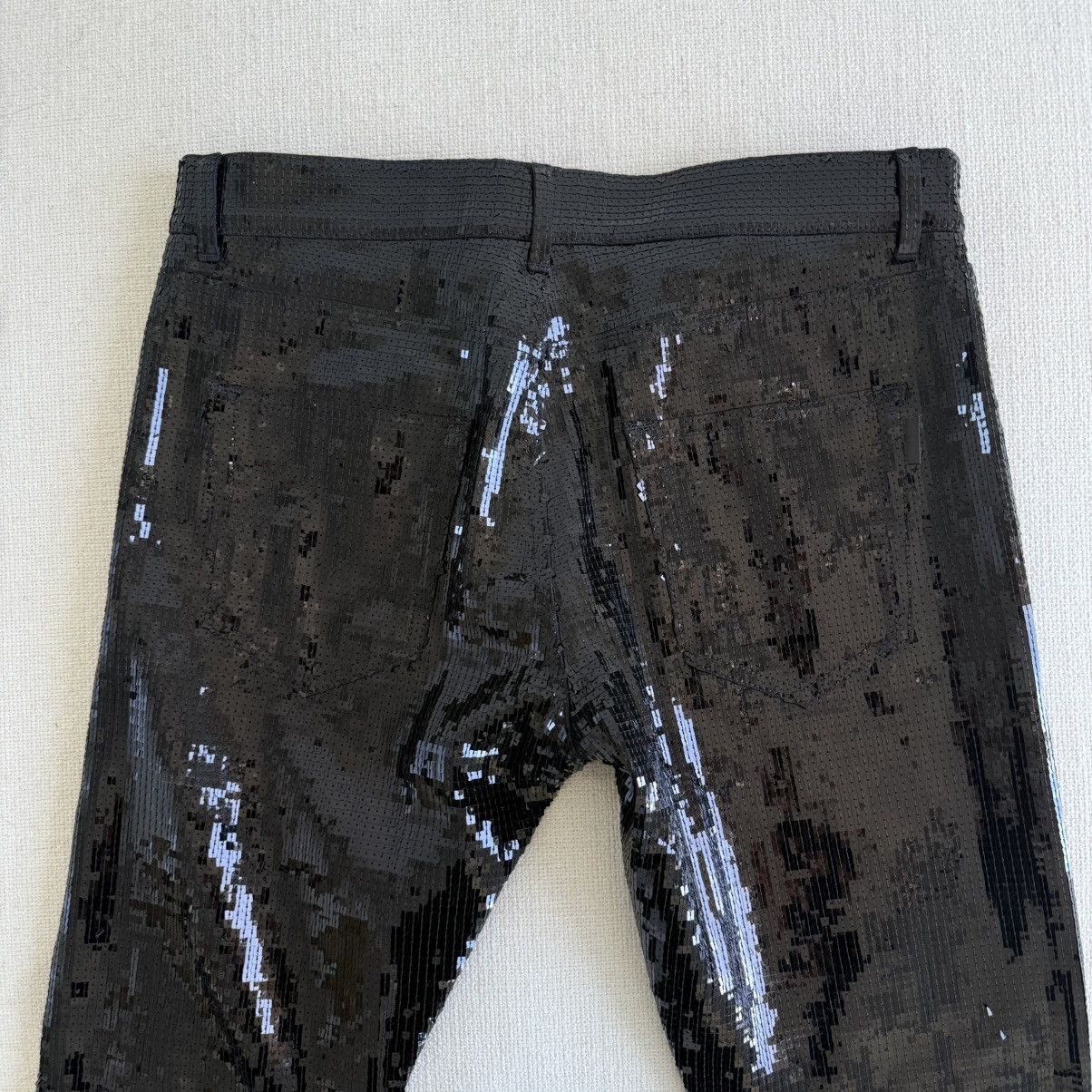 Saint Laurent Paris Saint Laurent Sequin Pants Size US 33 - 5 Thumbnail