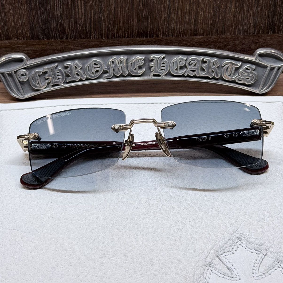Chrome Hearts Chrome Hearts DEEP II Sunglasses Size ONE SIZE - 1 Thumbnail