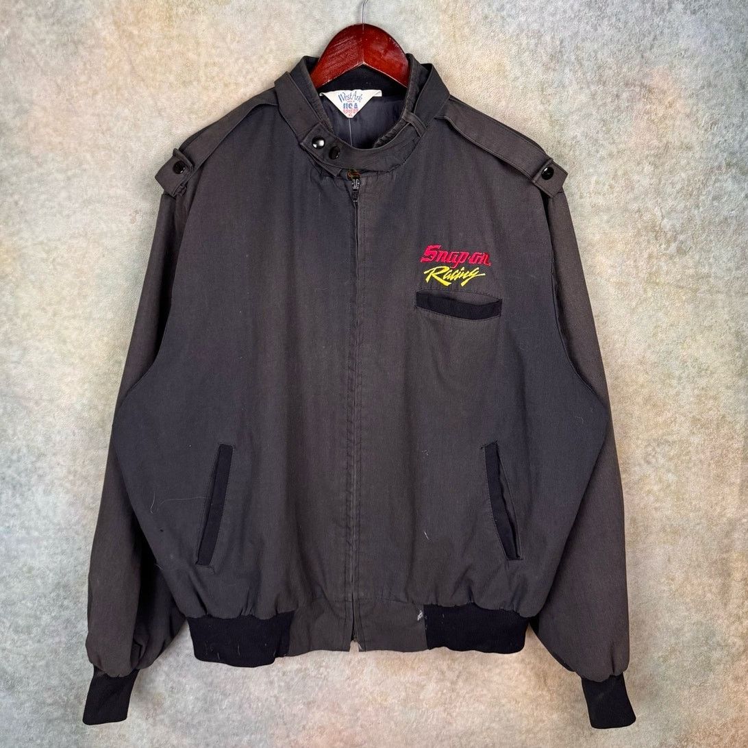 NASCAR × Vintage VTG 90s Snap On Racing Jacket XL Black Full Zip Nascar Size US XL / EU 56 / 4 - 1 Thumbnail