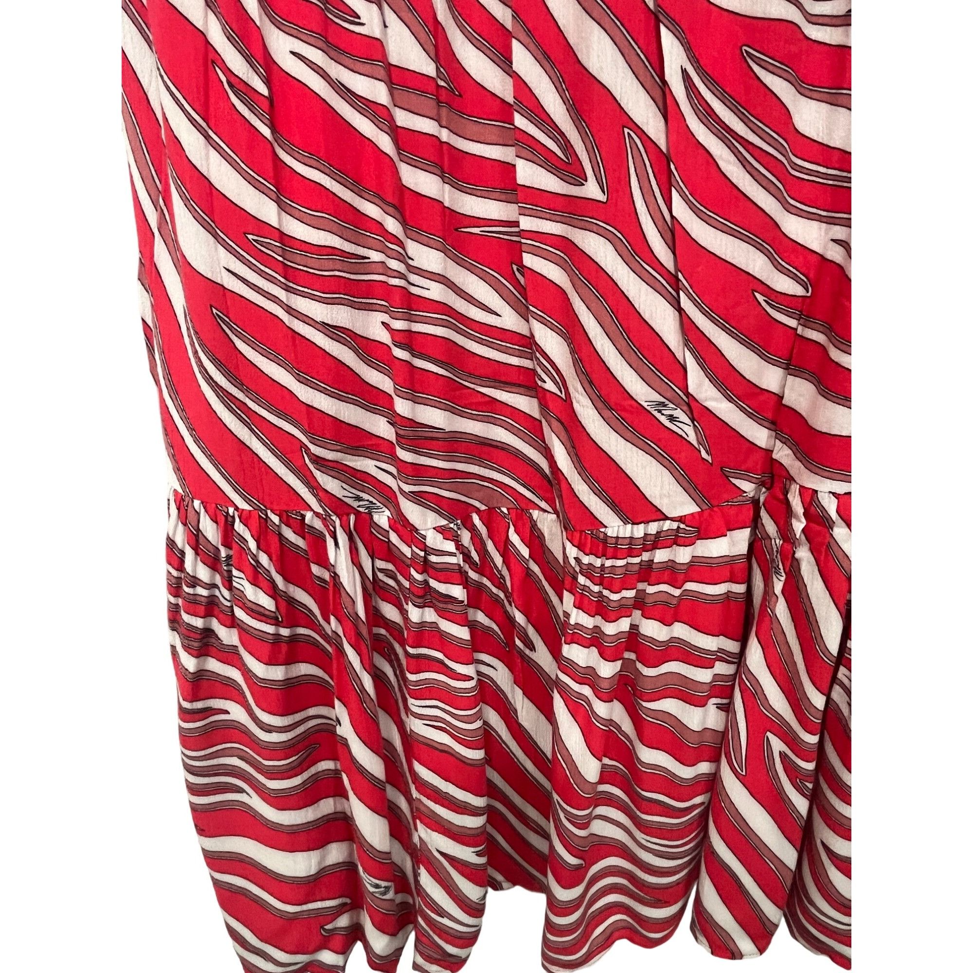 Other Michael Michael Kors Plus Size Zebra Midi Dress, Geranium, 2 Size ONE SIZE - 10 Thumbnail
