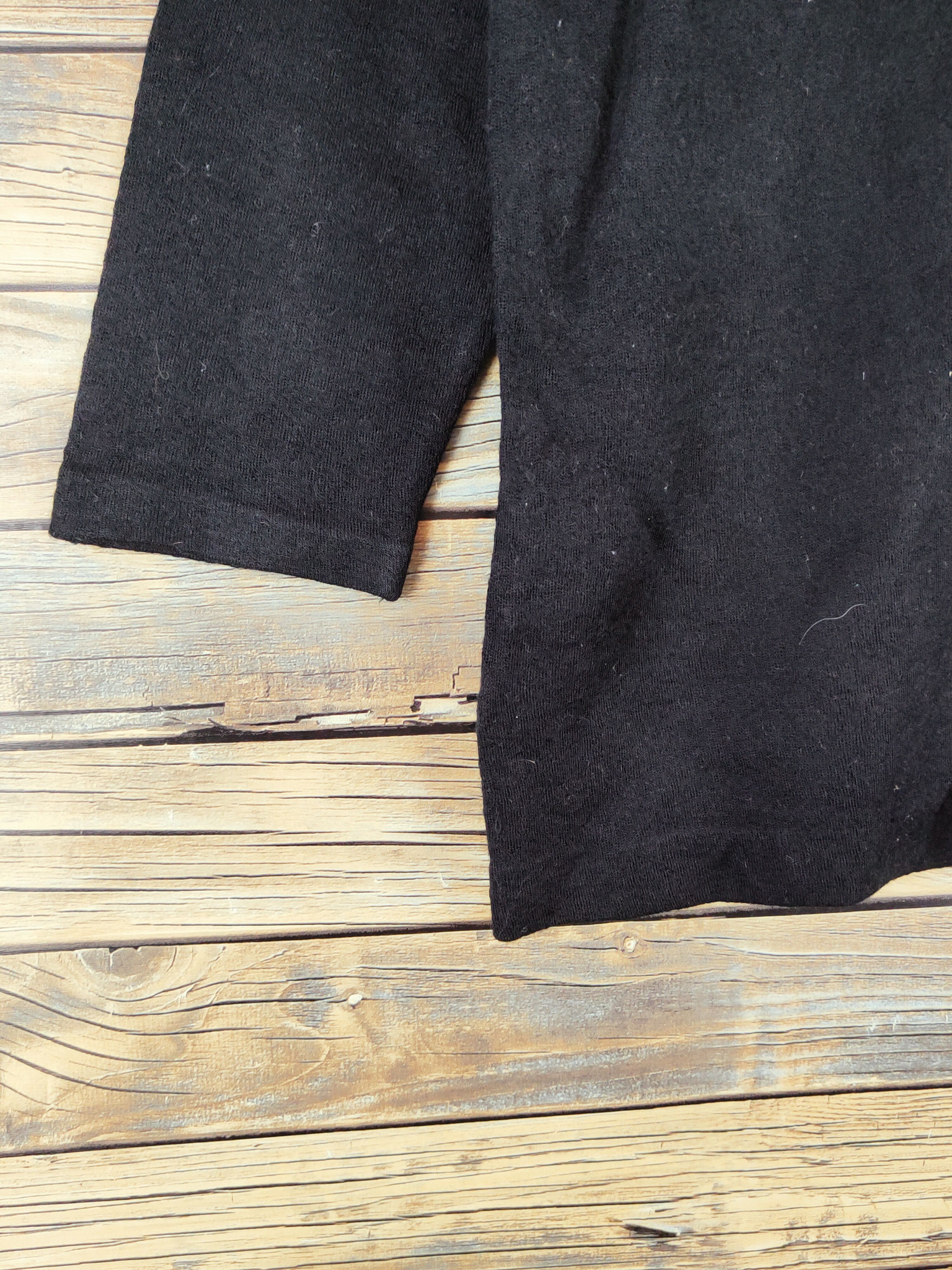 Homespun Knitwear × Japanese Brand × Vintage Japanese Brand Black Knitwear Cardigan #W980 Size S / US 4 / IT 40 - 4 Thumbnail