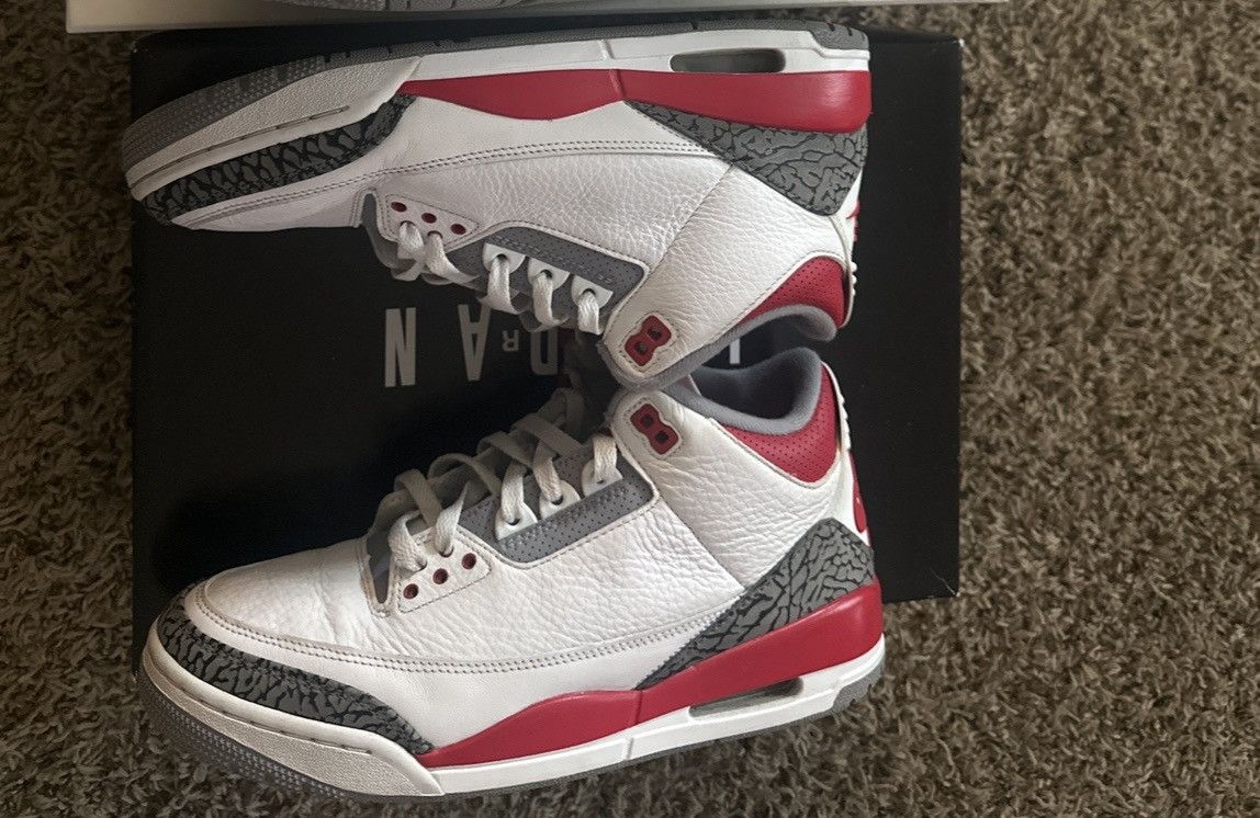 Jordan Brand Jordan 3 “fire red” 2022 Size US 9 / EU 42 - 1 Thumbnail