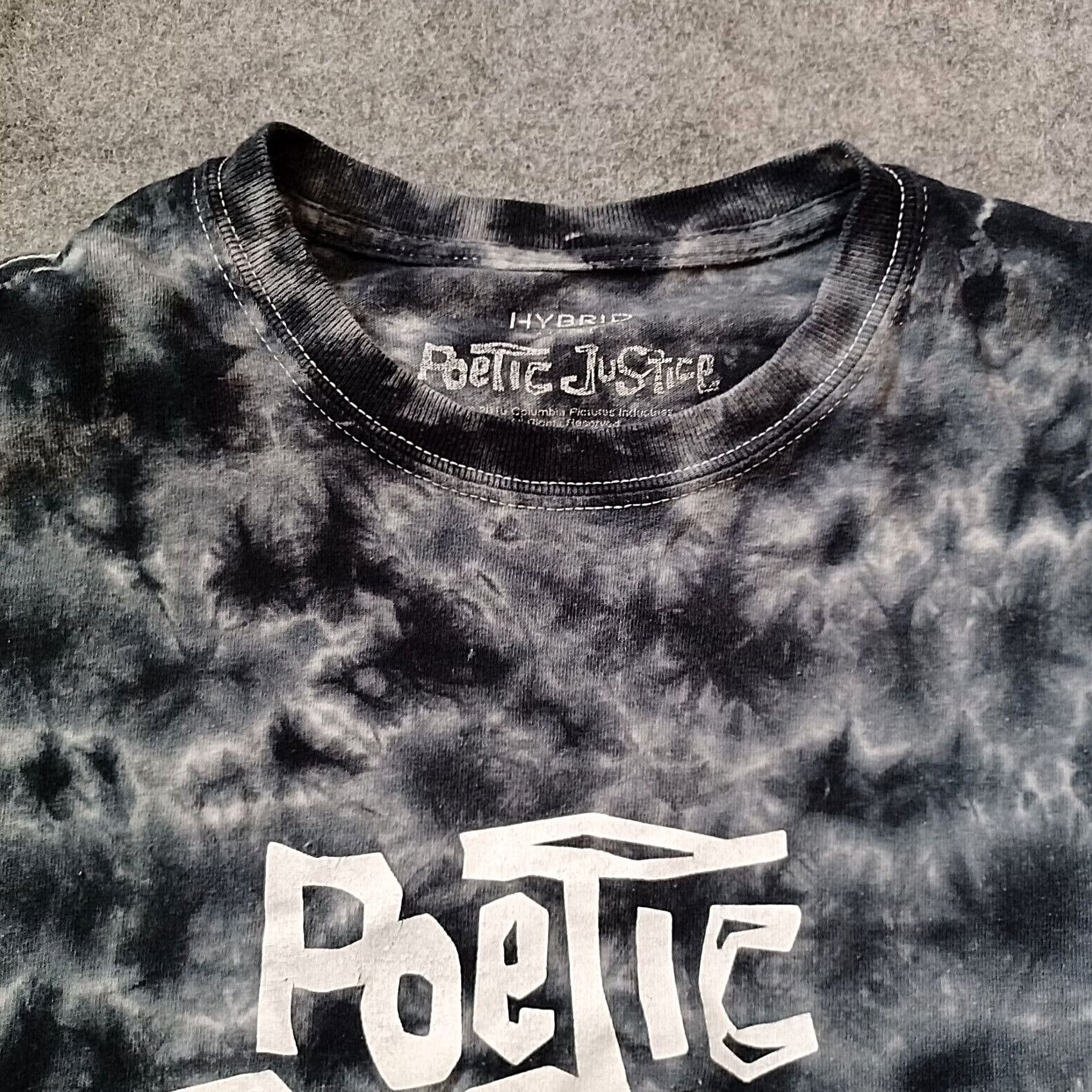 Vintage Hybrid Poetic Justice T Shirt S Tie Dye 2pac Tupac Shakir Janet Jackson Hip Hop Rap Tee Womens Size S / US 4 / IT 40 - 6 Thumbnail