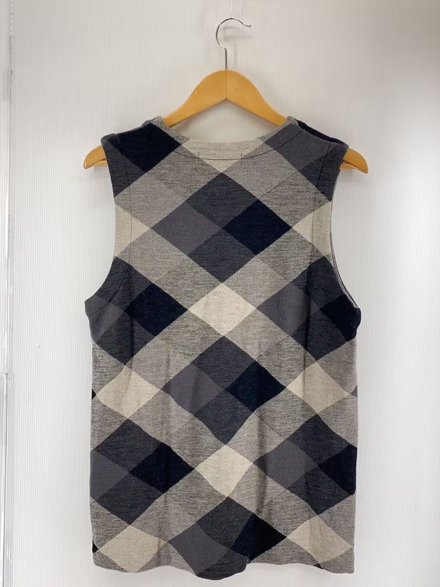Yohji Yamamoto Check Pattern Wool Knit Sweater Vest Size US L / EU 52-54 / 3 - 2 Thumbnail