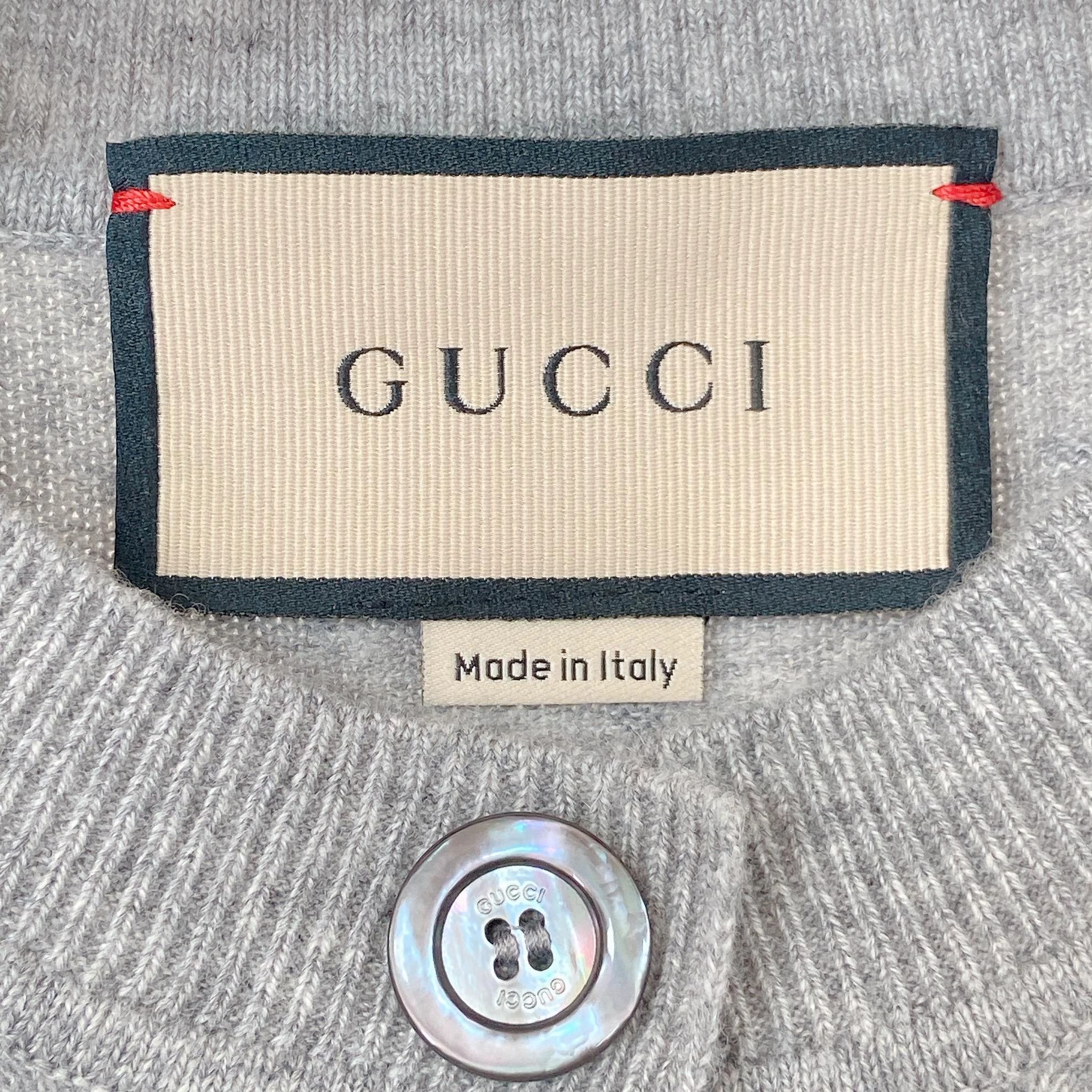 Gucci Gucci Pave Logo Cardigan S Size S / US 4 / IT 40 - 7 Thumbnail