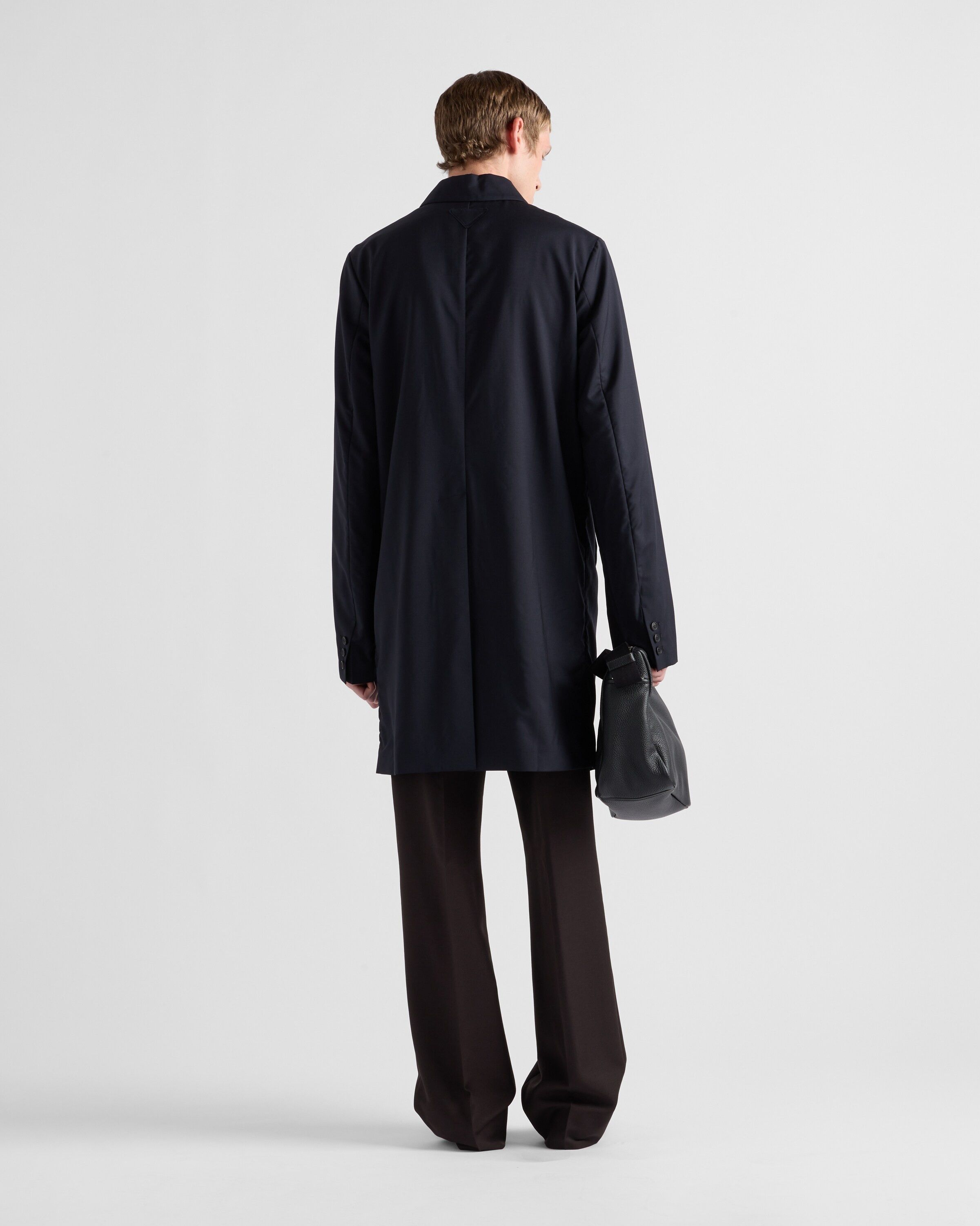 Prada o1bcso1str1025 Mohair Wool Trousers in Brown Size US 32 / EU 48 - 5 Thumbnail