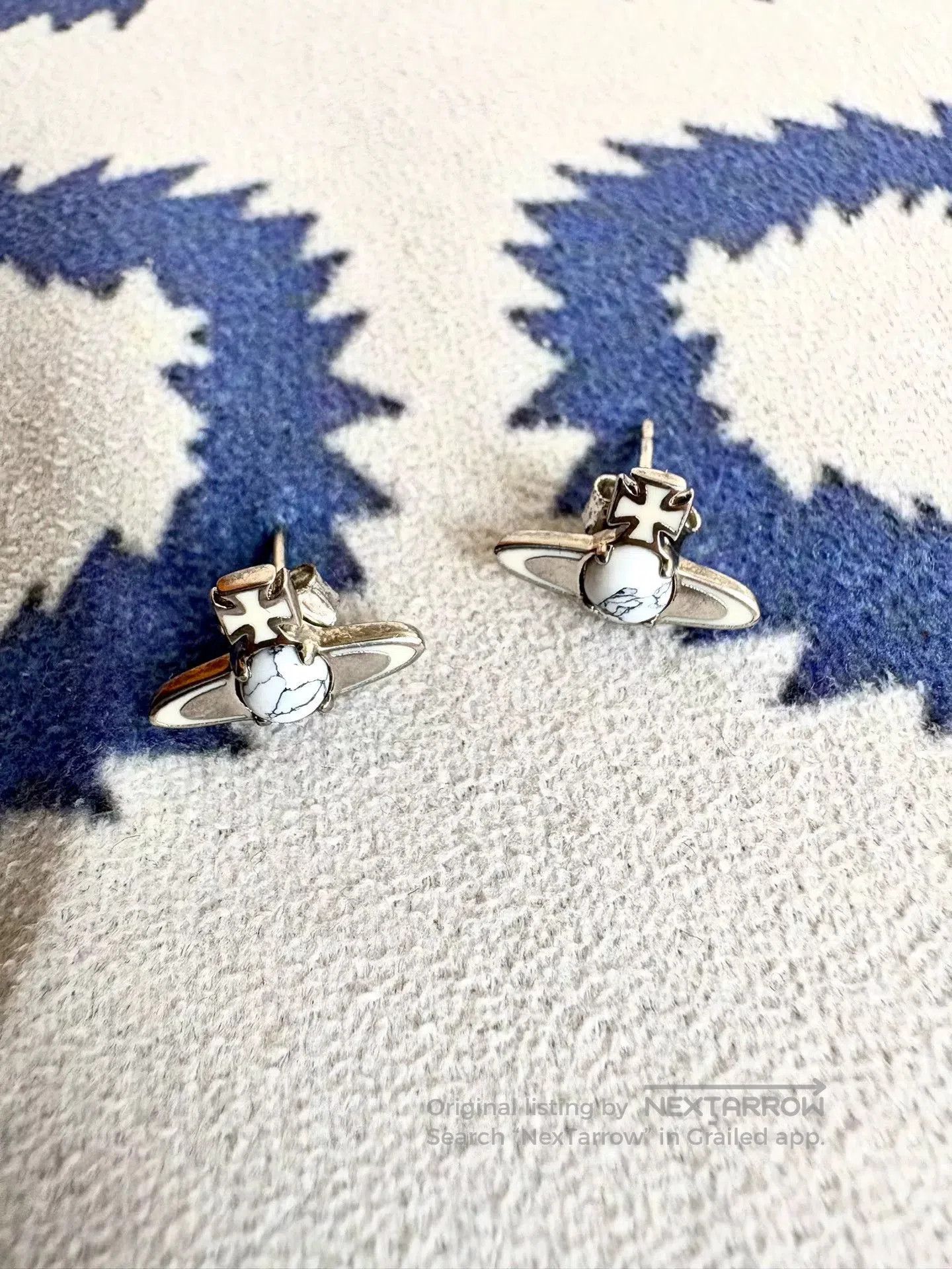 Vivienne Westwood vivienne westwood marble star earrings. Size ONE SIZE - 1 Thumbnail
