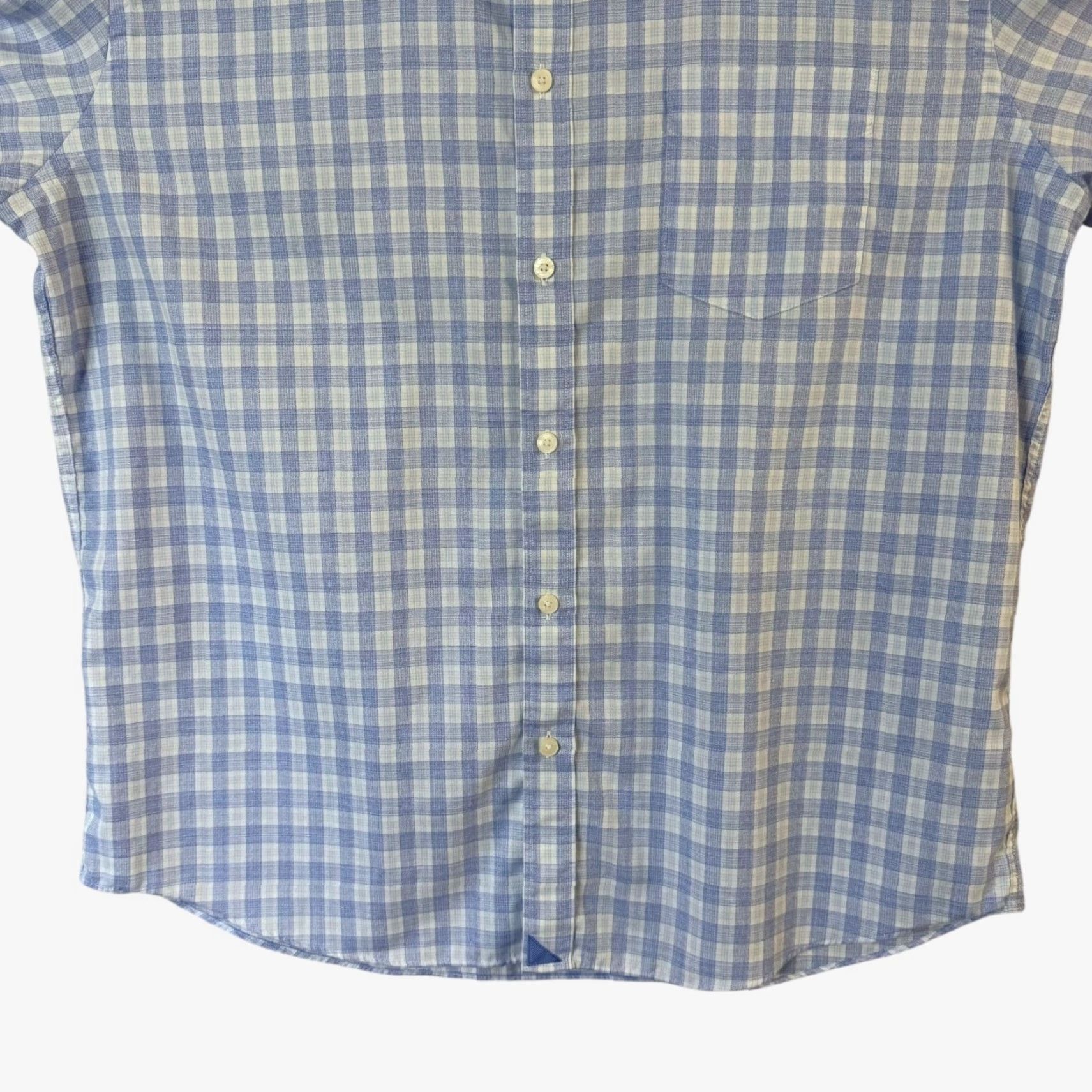UNTUCKit UNTUCKit Riverland Plaid Shirt Blue Men's XL Button-Up Long-Sleeve 100% Cotton Shirt Button-Up Mens XL Plaid City Classic Preppy All Seasons Pockets Size US XL / EU 56 / 4 - 6 Thumbnail