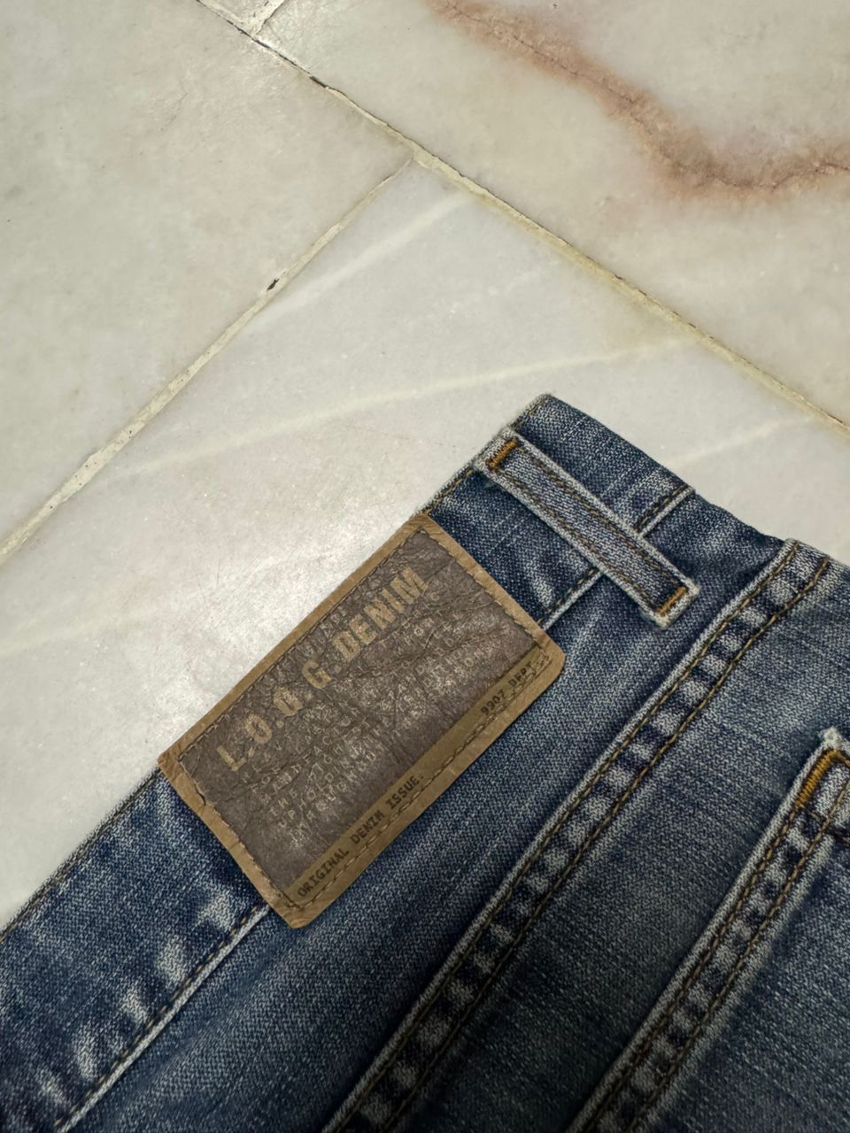 H&M 💥Grunge💥Vintage H&M Logg Mudwash Insane Distressed Denim Size US 31 - 19 Thumbnail