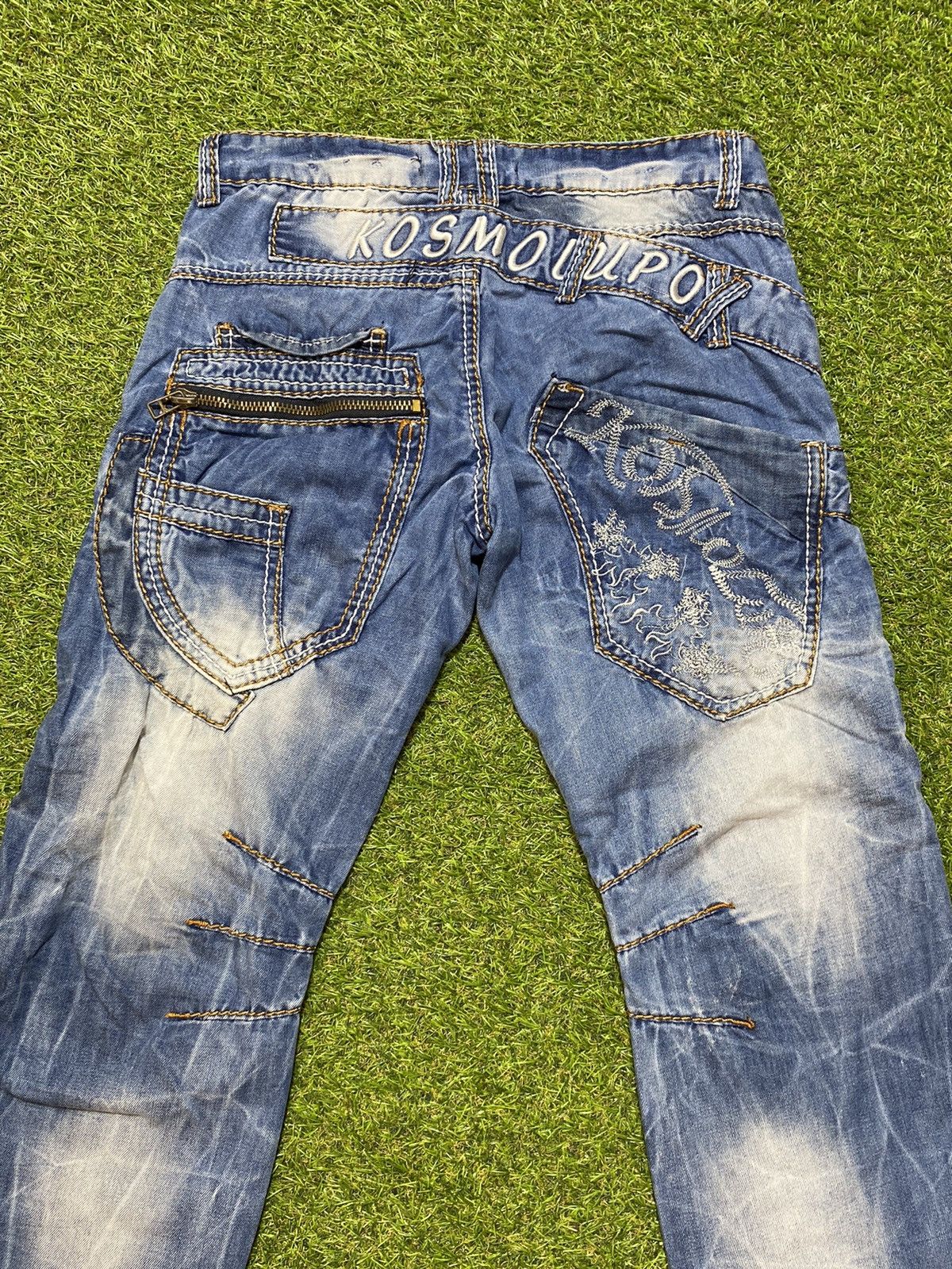 Japanese Brand Vintage K&M Kosmo jeans denim streetwear style size 32 Size US 32 / EU 48 - 5 Thumbnail