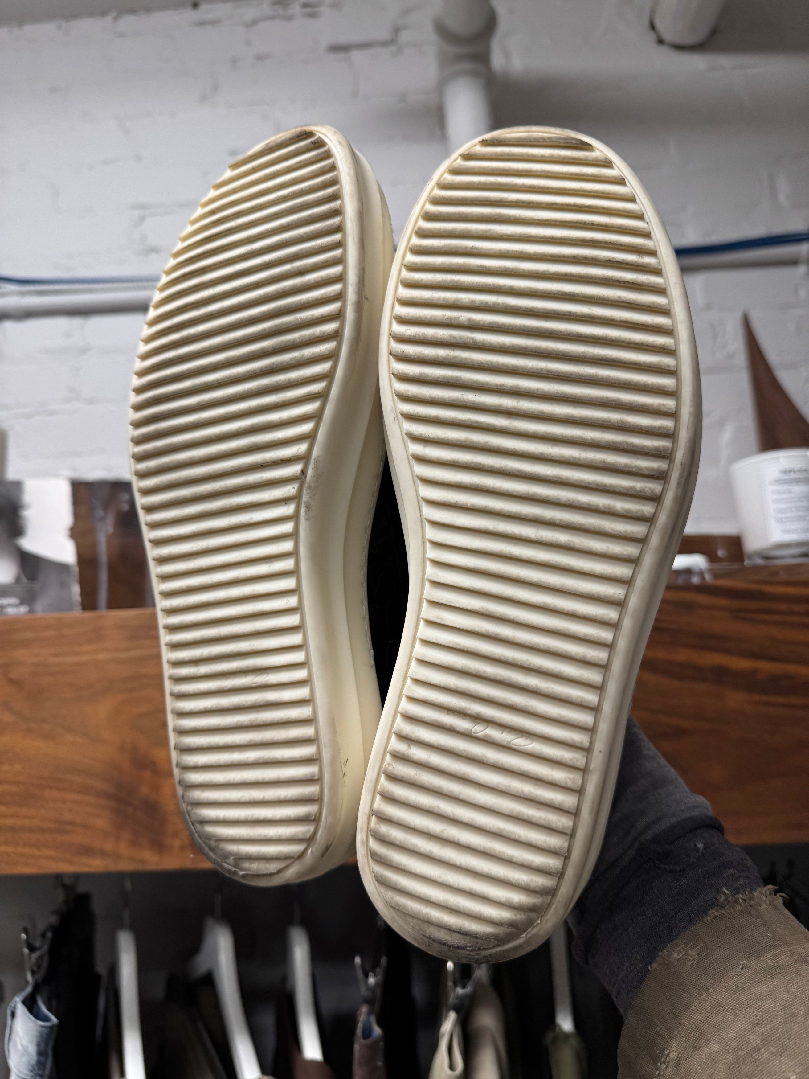 Rick Owens Rick Owens Python Leather ‘Ramones’ Slip On Sneakers Size US 10 / EU 43 - 6 Thumbnail