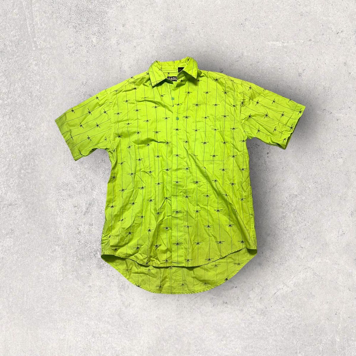 Vintage Vintage Badge shirt Size US S / EU 44-46 / 1 - 1 Thumbnail