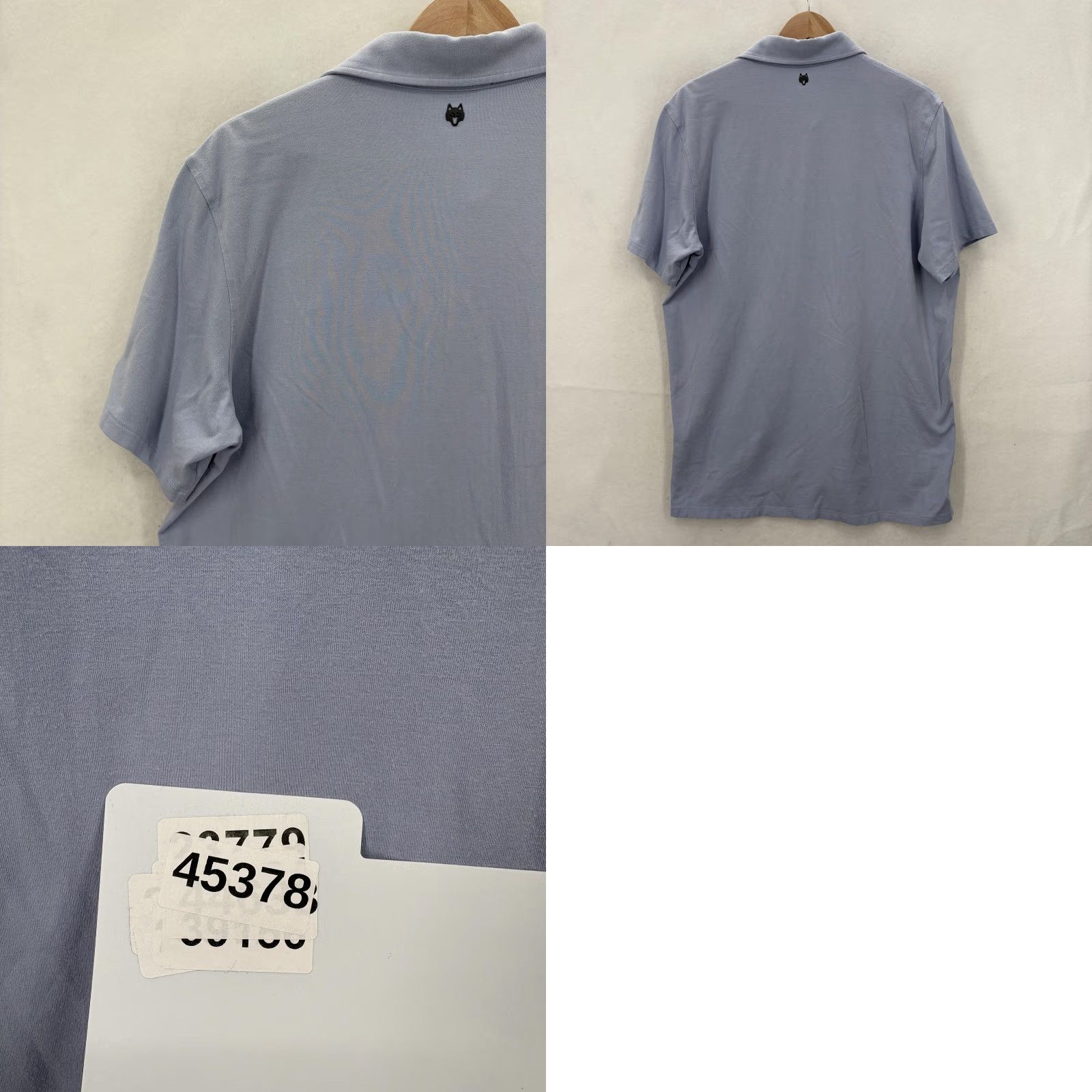 Vintage Greyson Polo Shirt Mens Large Blue Pima Cotton Modal Stretch Golf Performance Size US L / EU 52-54 / 3 - 8 Thumbnail
