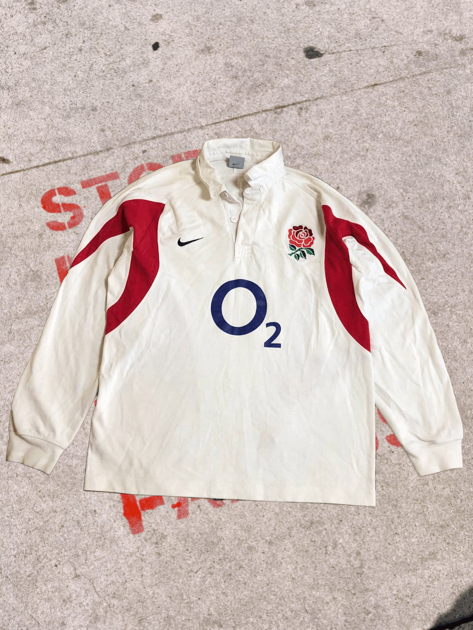 Nike Vintage Nike X England National Rugby Union Team Rugby Shirt Size US M / EU 48-50 / 2 - 1 Thumbnail