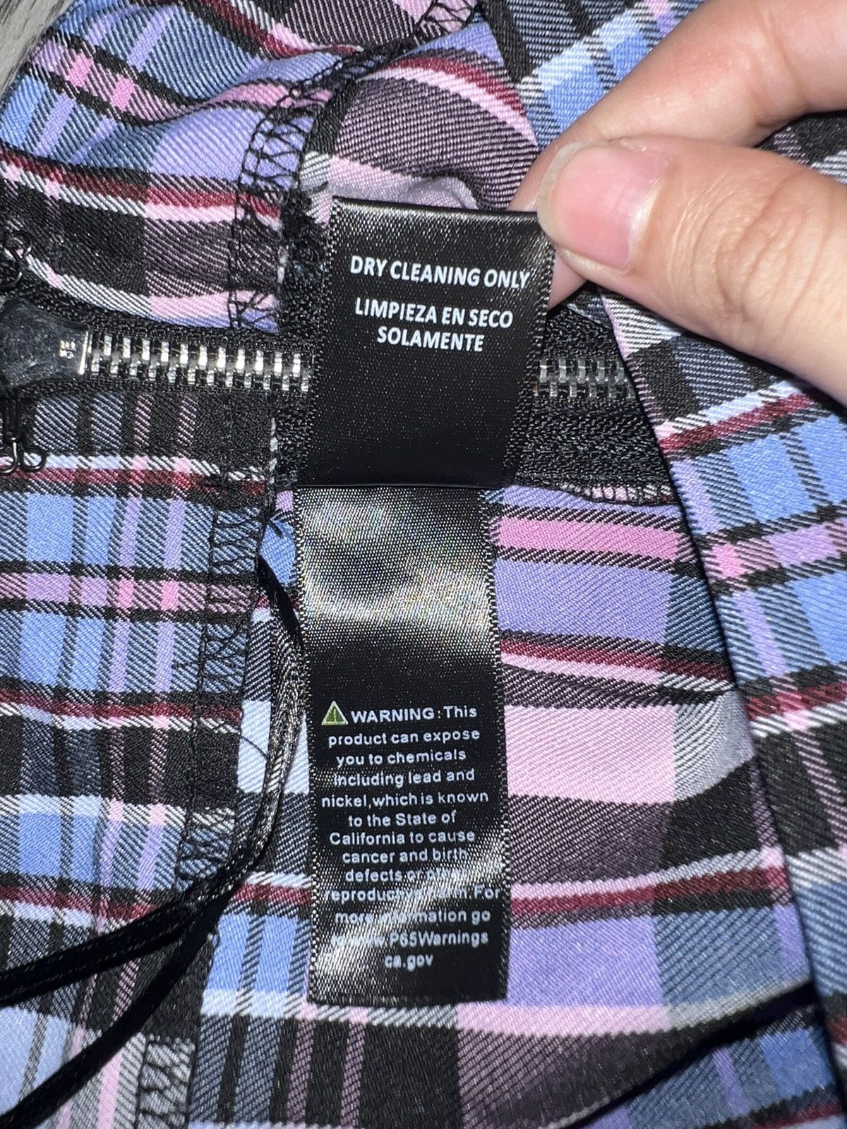 Designer CAPSULLE pastel tartan micro skirt 🎀💙 Size 24" / US 00 / IT 34 - 10 Thumbnail