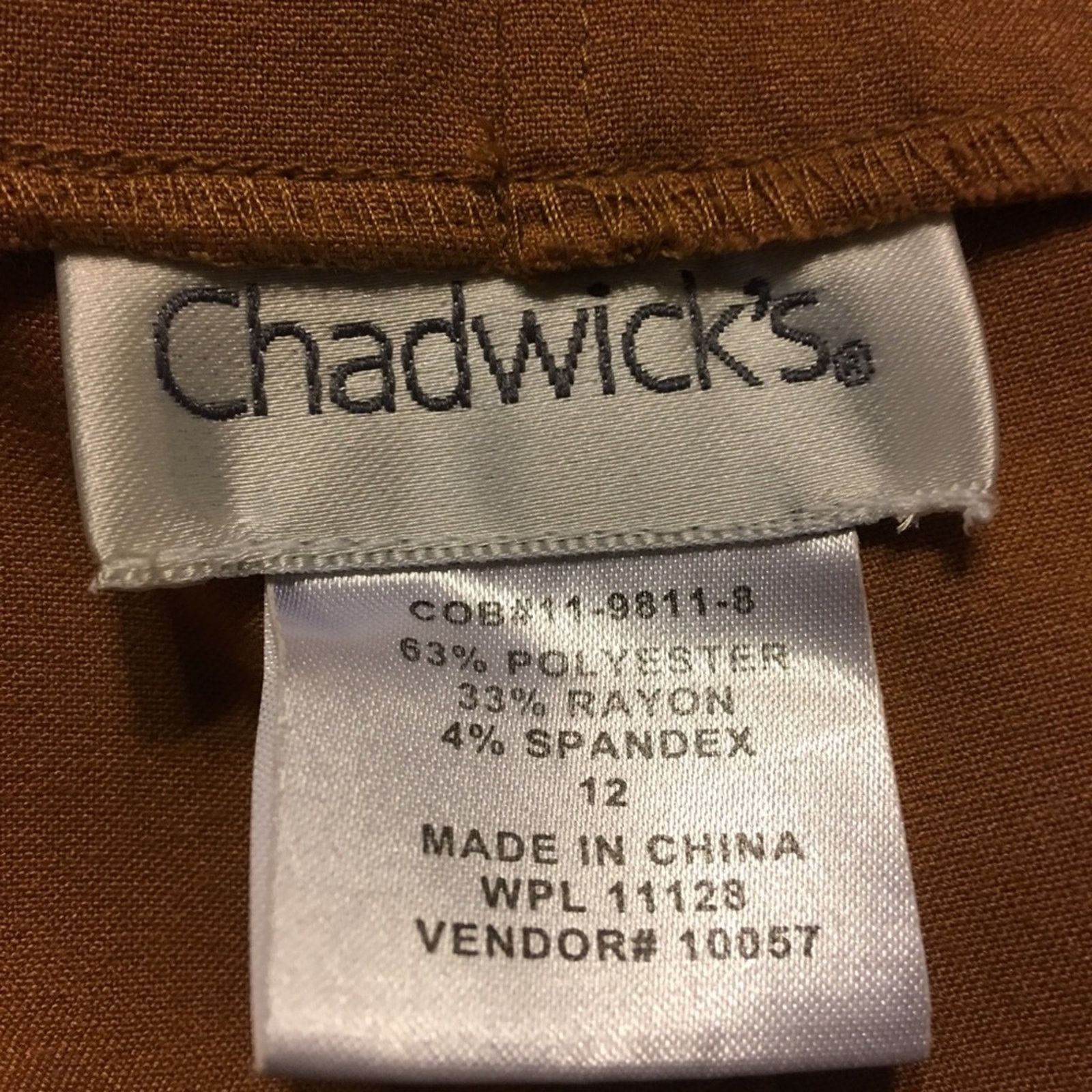 Other Chadwick’s brown stretch pants slacks 12 Size 34" / US 12 / IT 48 - 6 Thumbnail