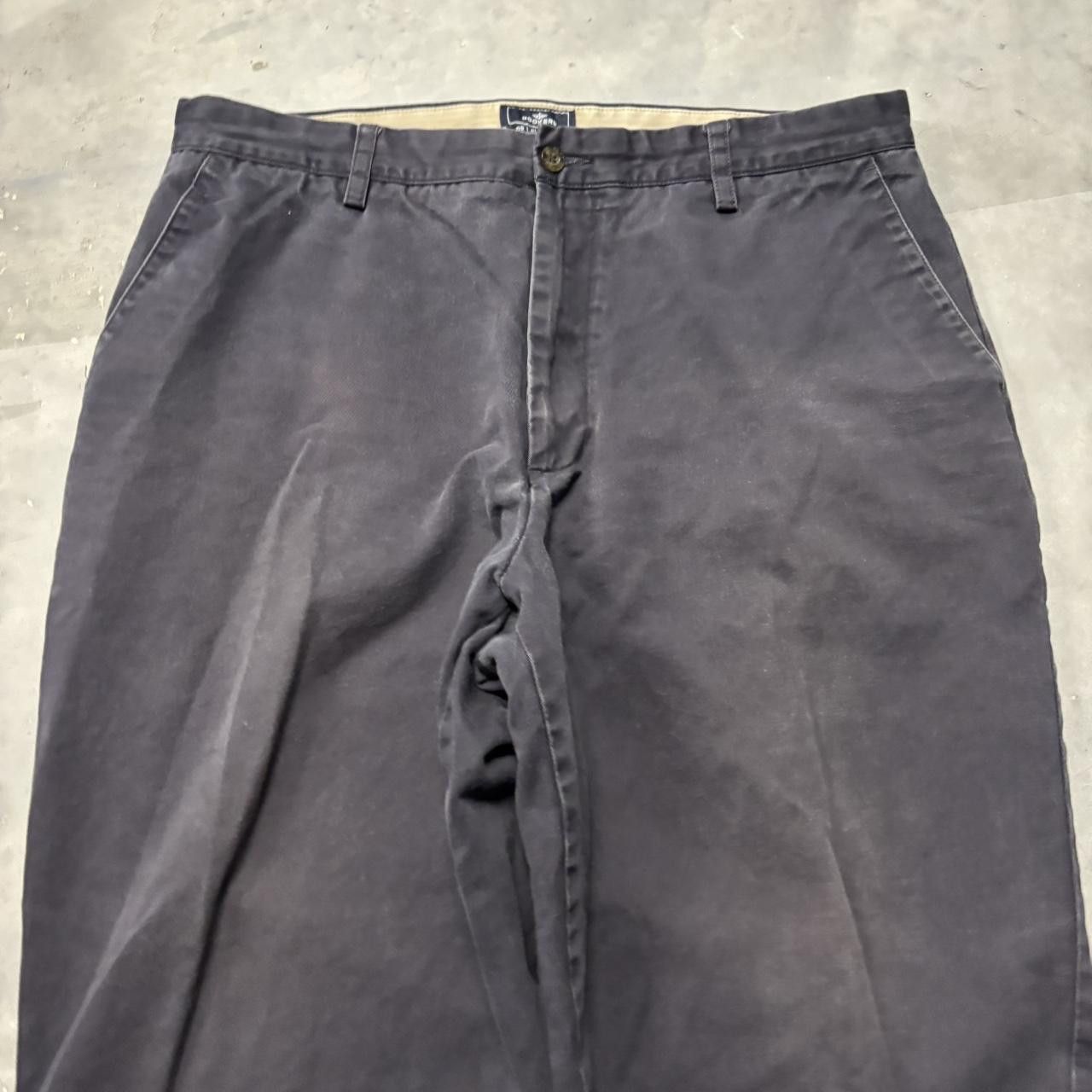 Japanese Brand × Vintage Crazy Vintage Y2K/2000s Baggy Faded Black Essential Casual Pants! Size US 34 / EU 50 - 5 Thumbnail