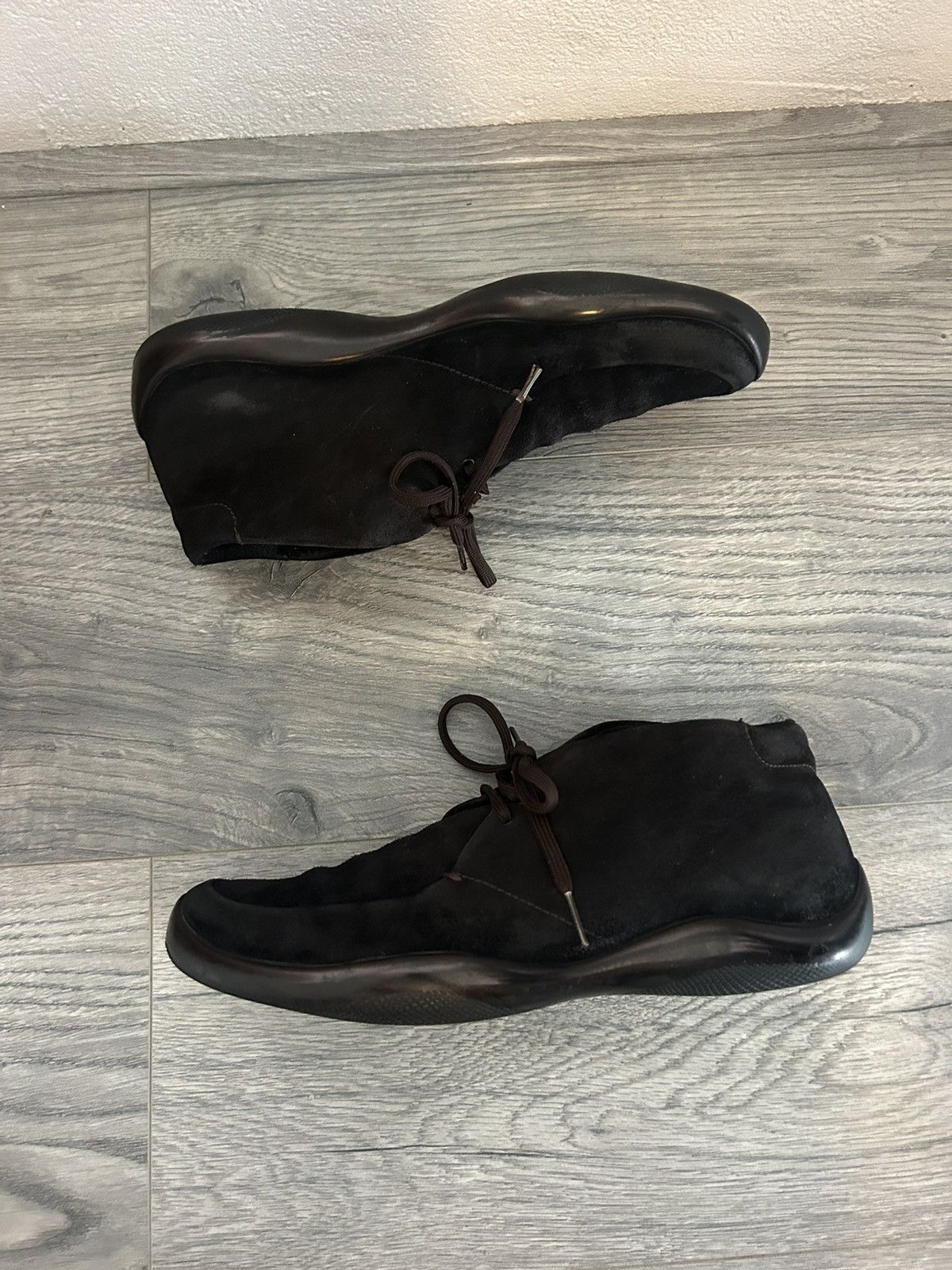 Prada Prada Suede Sneakers Size 8 Size US 8 / EU 41 - 1 Thumbnail