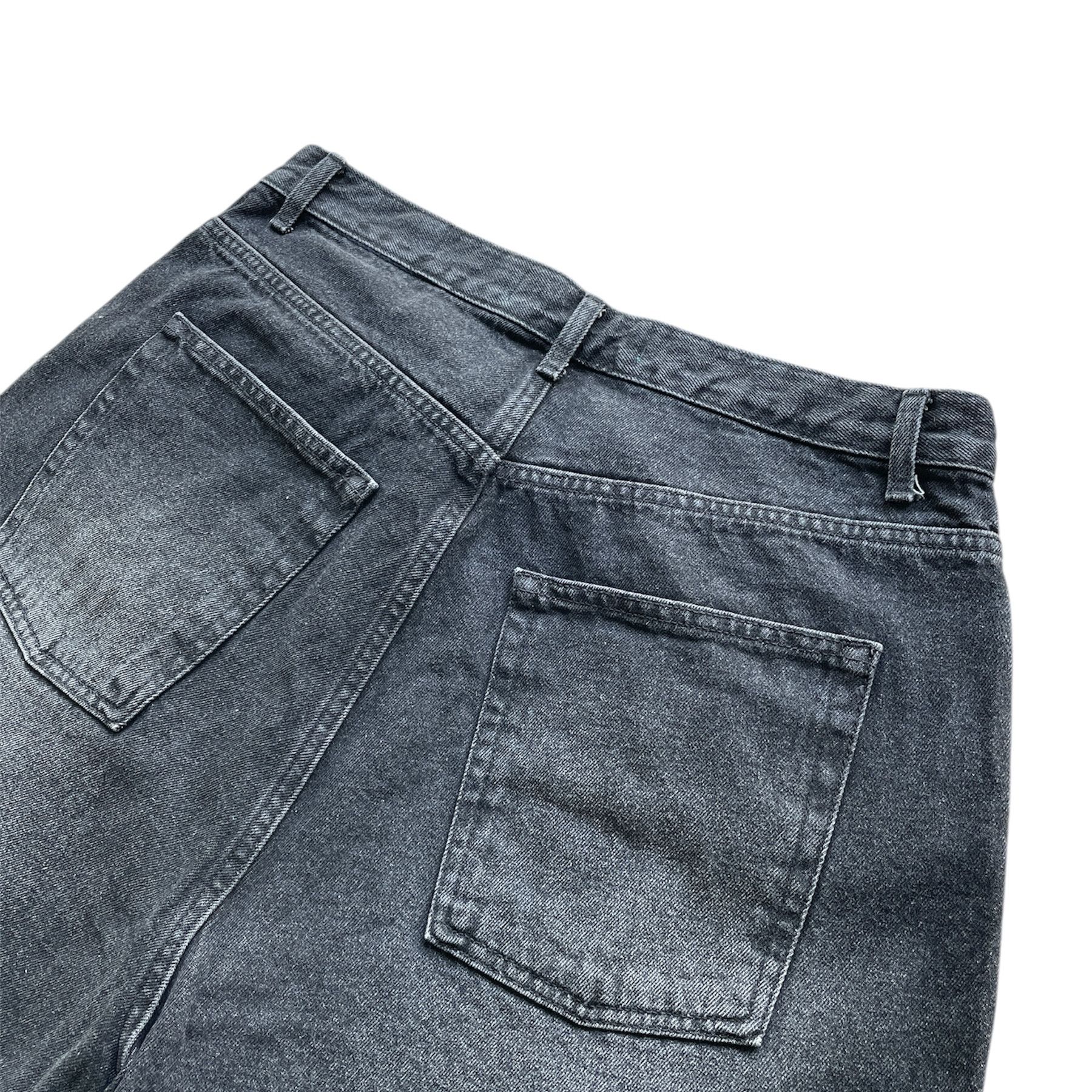 Japanese Brand Baggy skater hiphop washed denim jean shorts Size US 34 / EU 50 - 7 Thumbnail