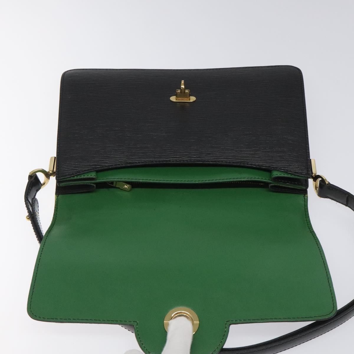 Louis Vuitton LOUIS VUITTON Epi Free Run Shoulder Bag Green Black M52414 Size ONE SIZE - 9 Thumbnail