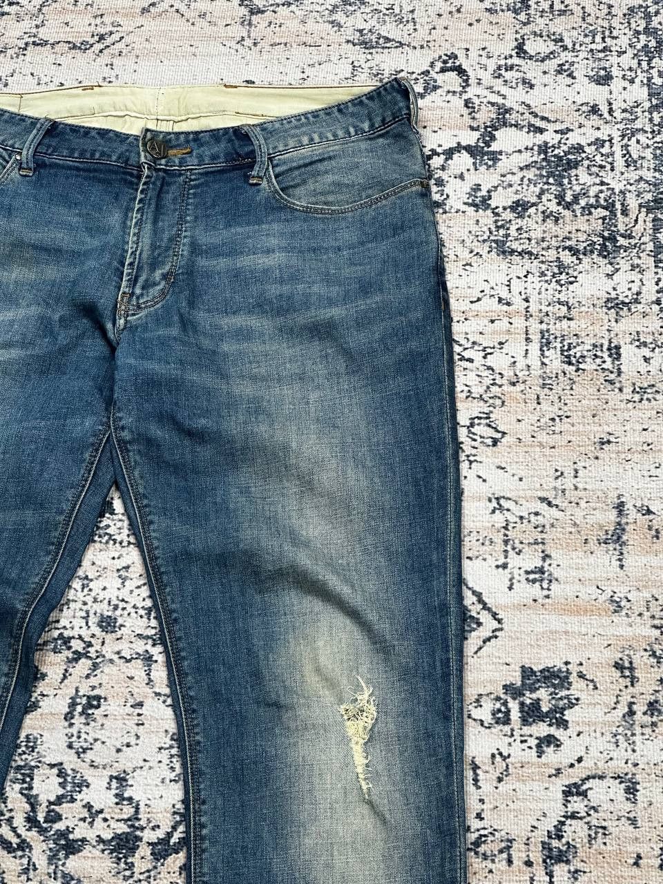 Giorgio Armani Vintage Armani Jeans Distressed Denim Pants Size US 34 / EU 50 - 5 Thumbnail
