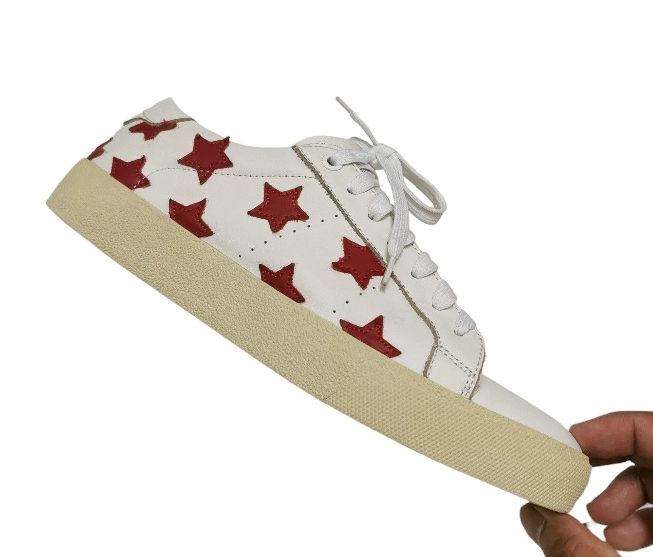 Saint Laurent Paris Saint Laurent Paris Star Sneakers Shoes Size US 6 / EU 39 - 4 Thumbnail
