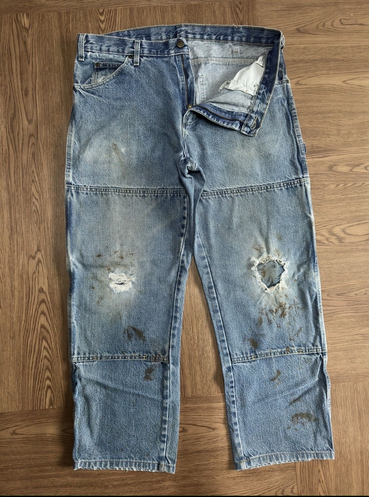 Dickies Vintage Distressed Dickies Carpenter Double Knee Size US 36 / EU 52 - 4 Thumbnail